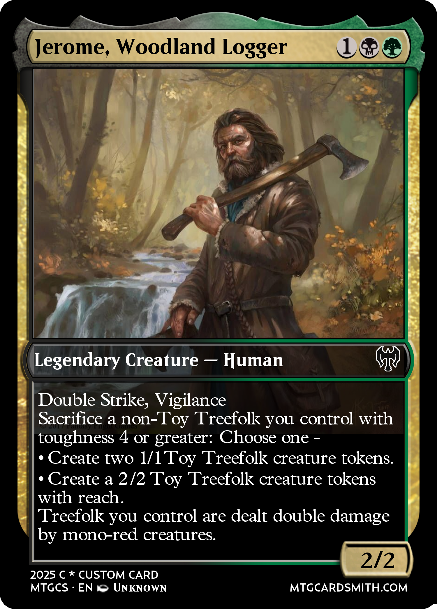 Jerome, Woodland Logger