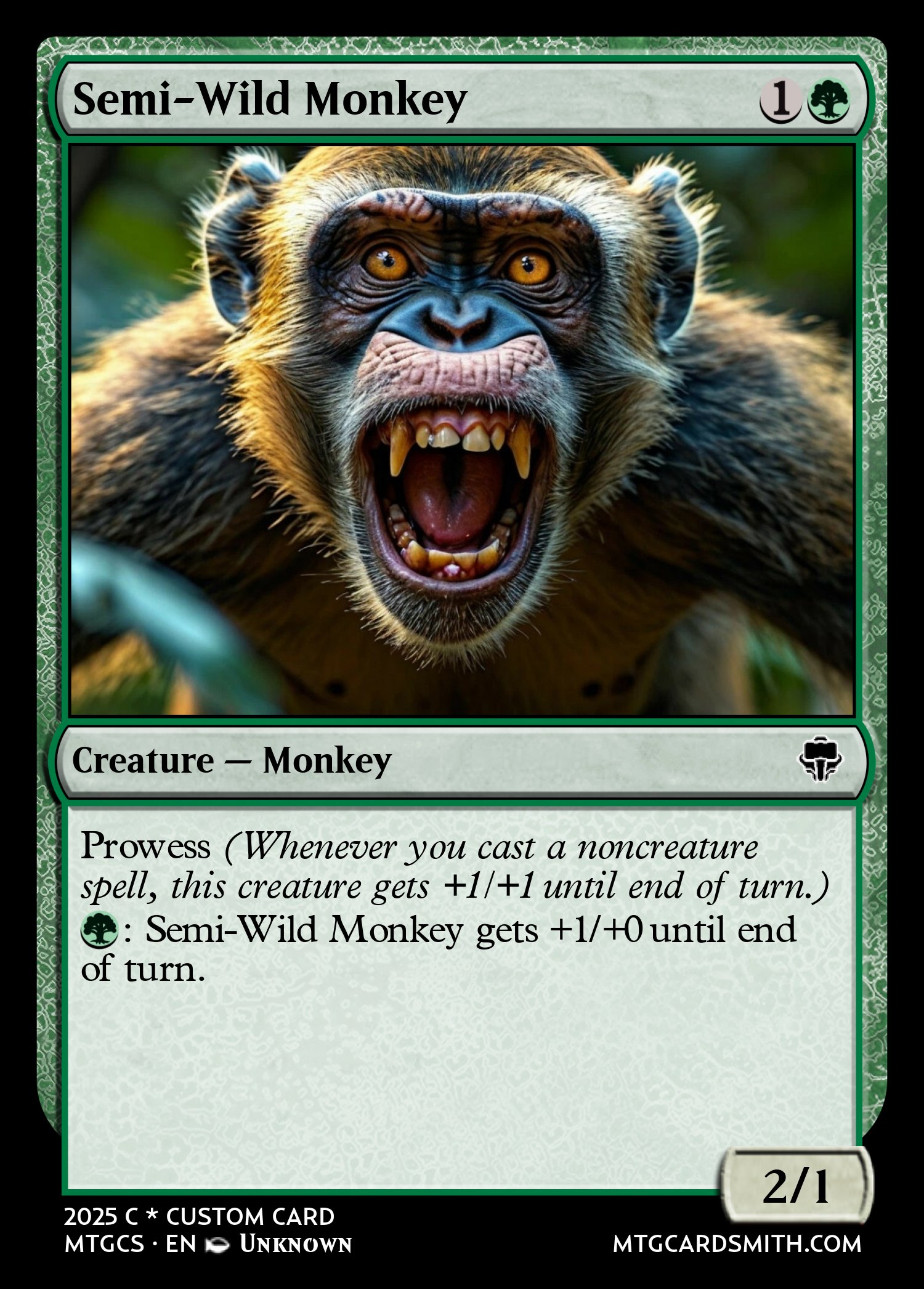 Semi-Wild Monkey