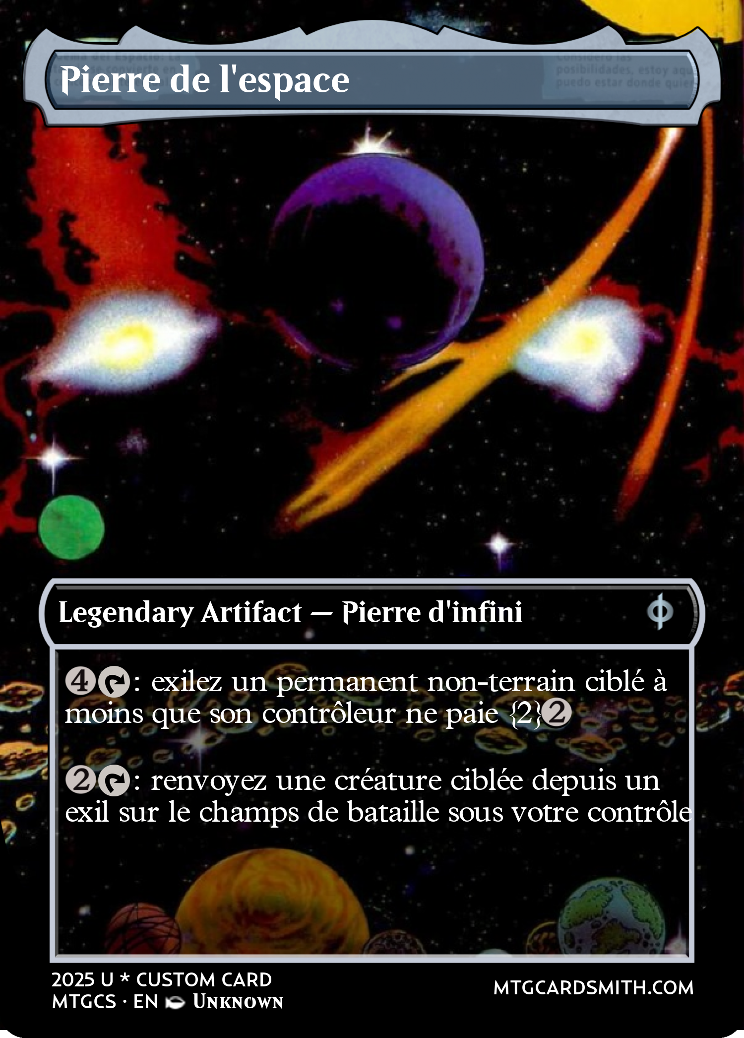 Pierre de l'espace
