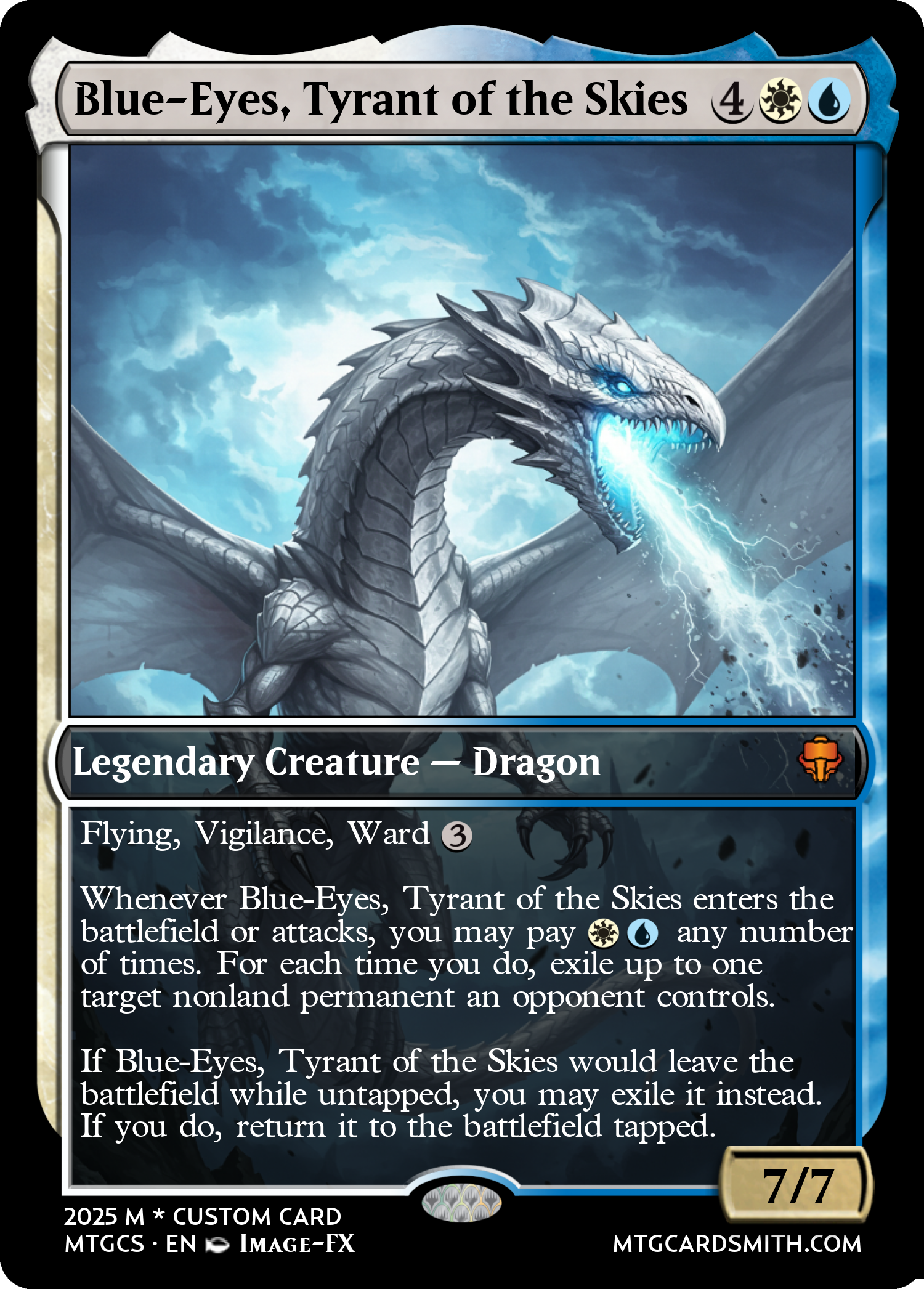Blue-Eyes, Tyrant of the Skies