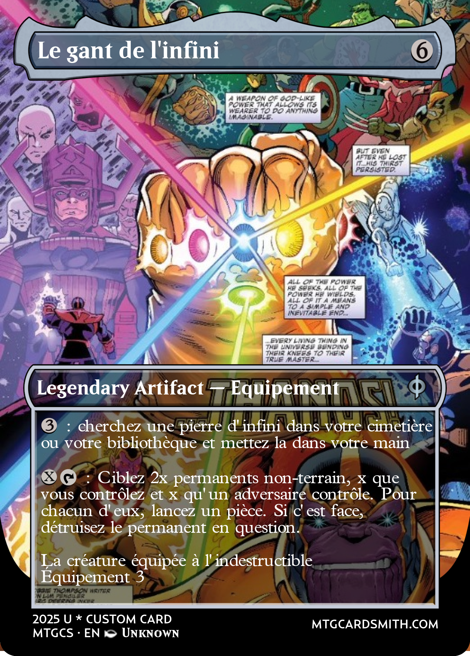 Le gant de l'infini