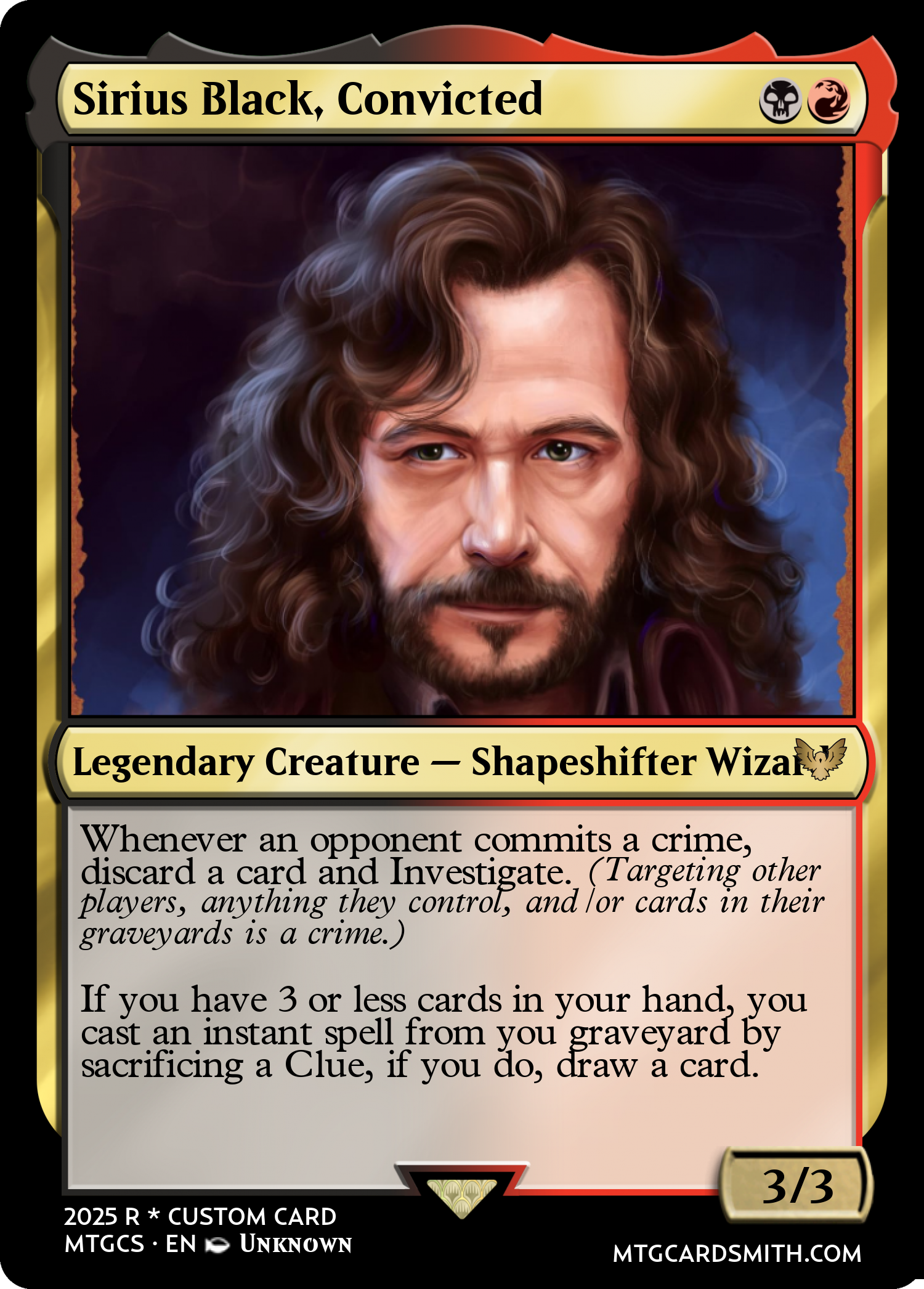 Sirius Black, Convicted