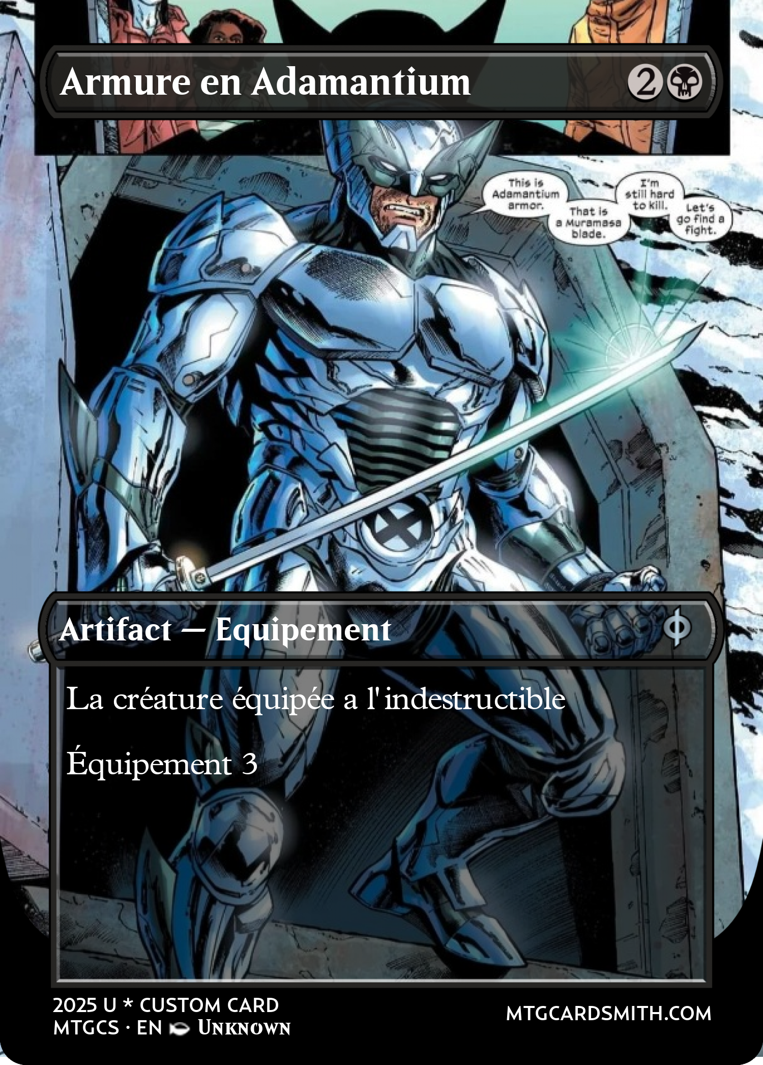 Armure en Adamantium