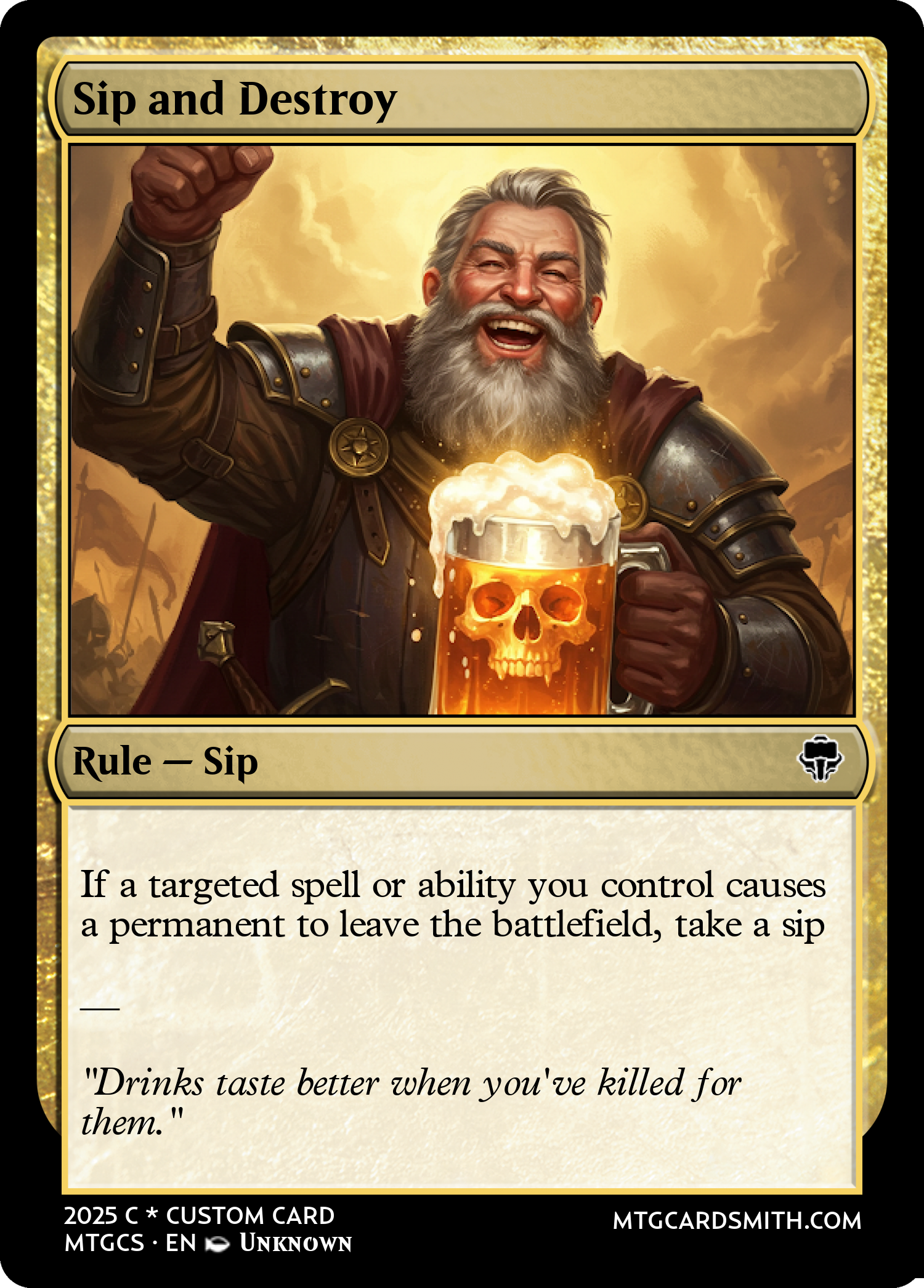 Sip and Destroy