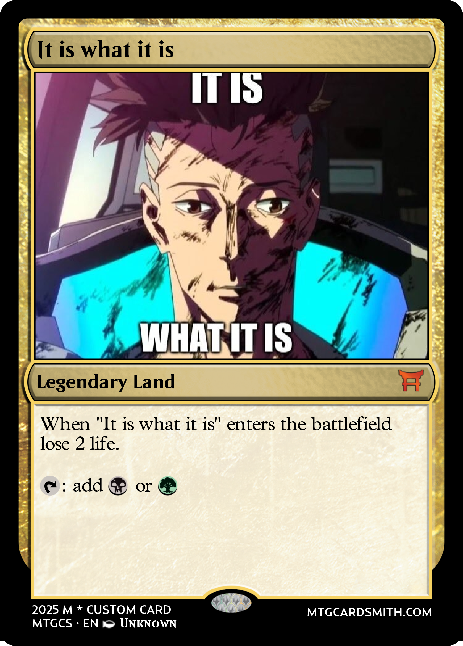 It is what it is