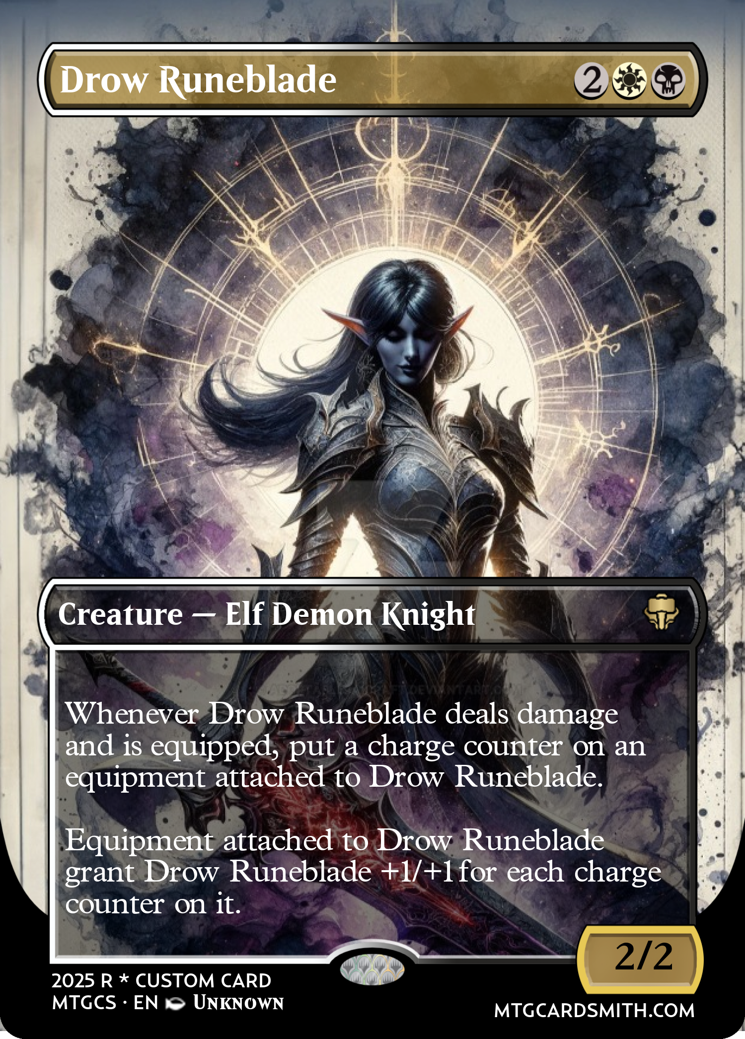 Drow Runeblade