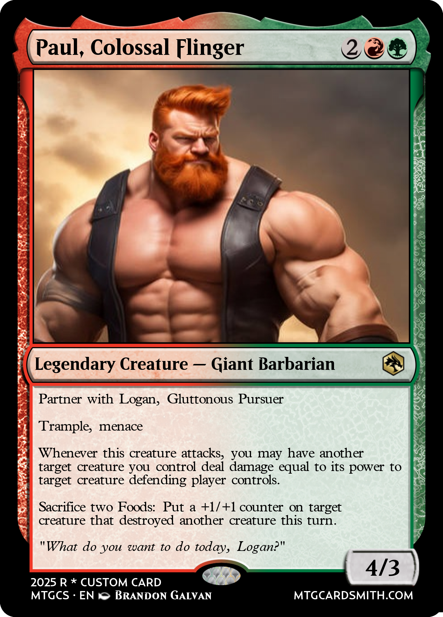 Paul, Colossal Flinger