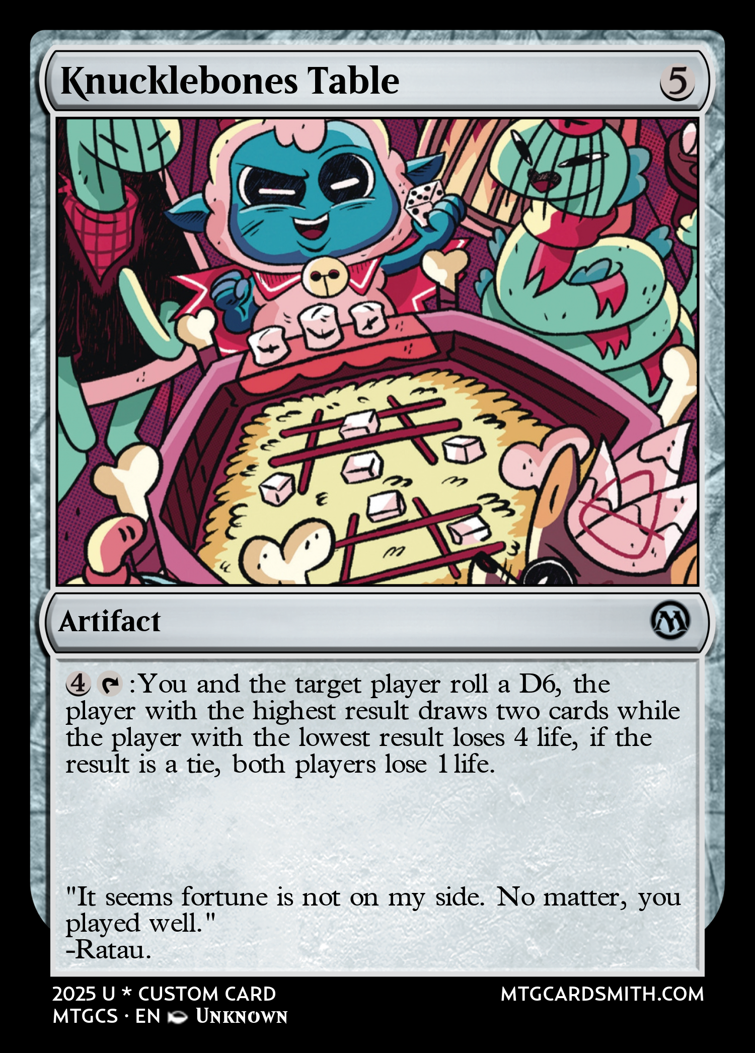 Knucklebones Table