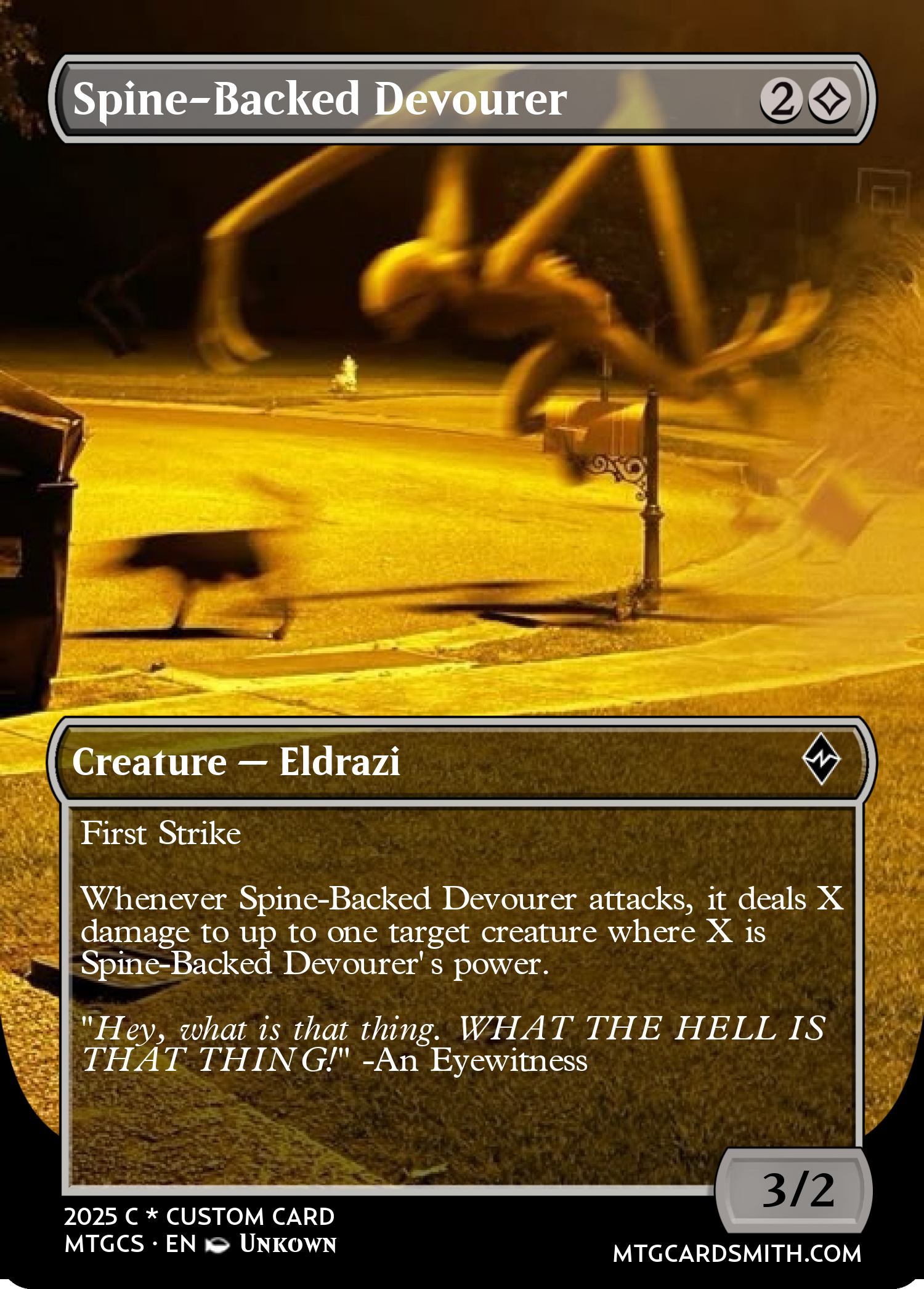 Spine-Backed Devourer