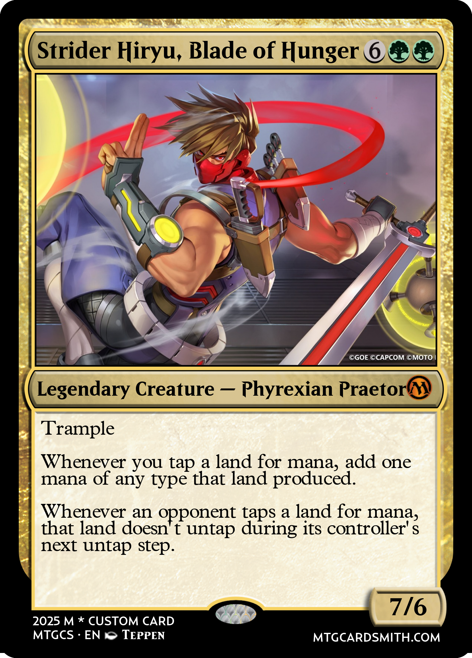 Strider Hiryu, Blade of Hunger