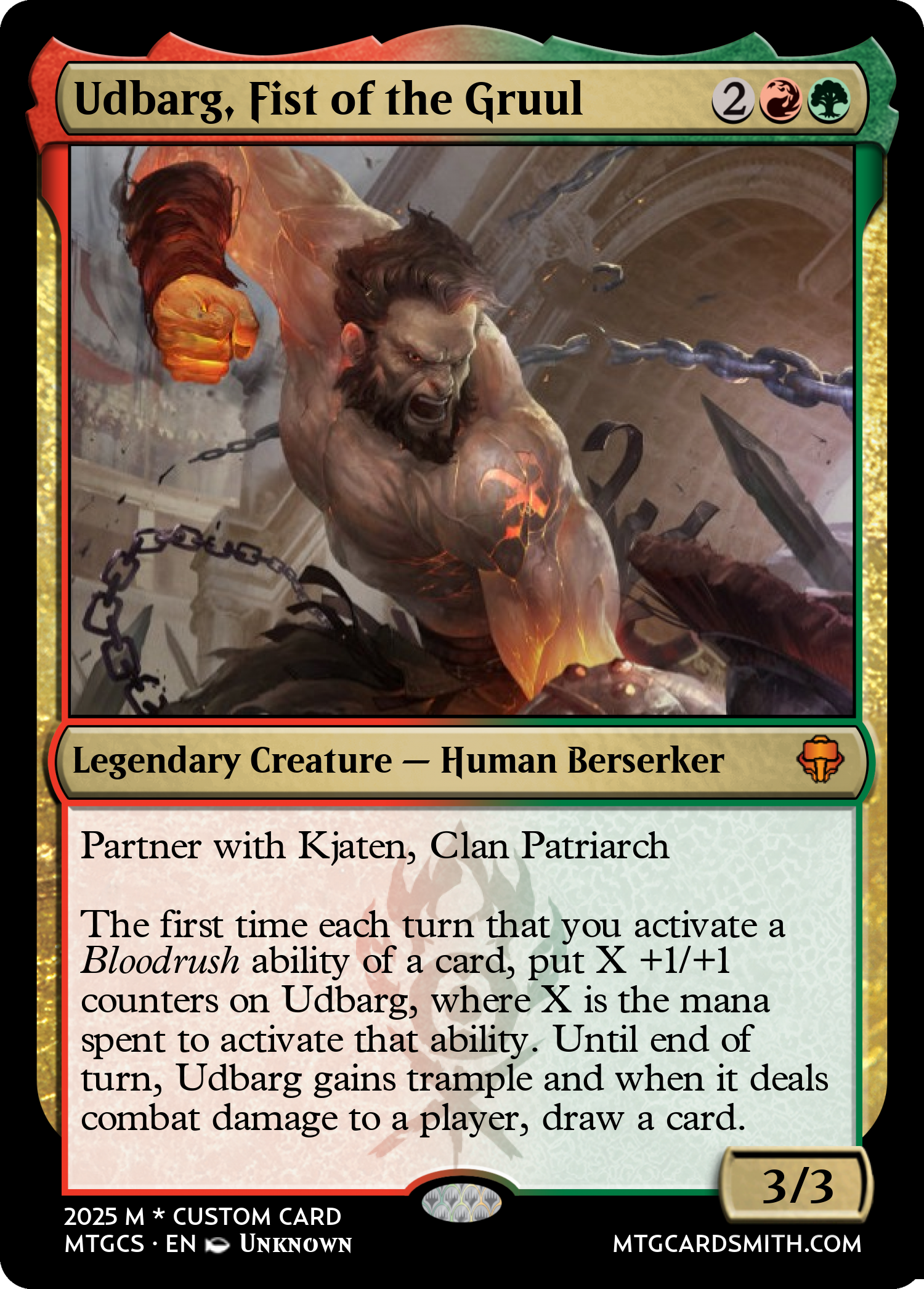 Udbarg, Fist of the Gruul
