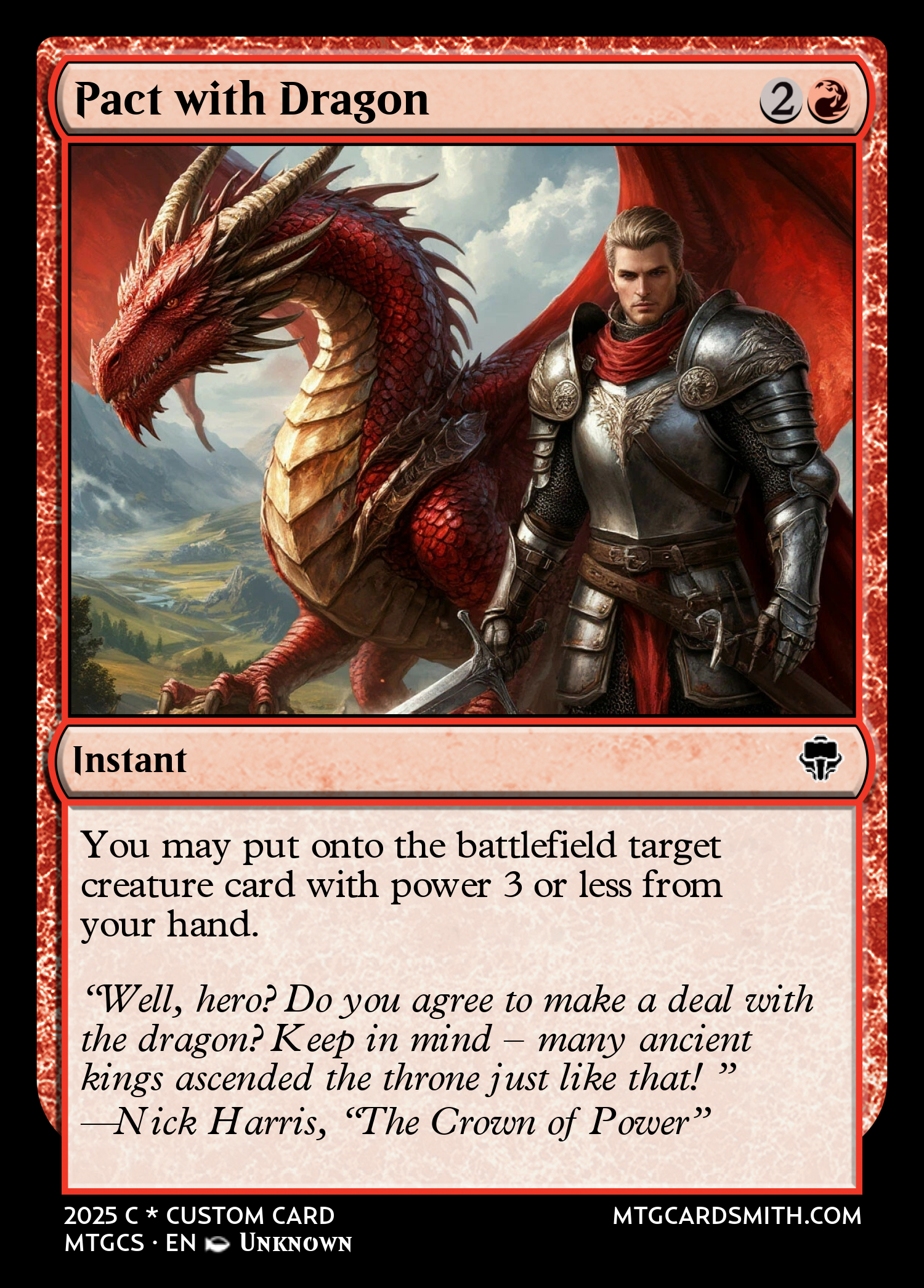 Pact with Dragon