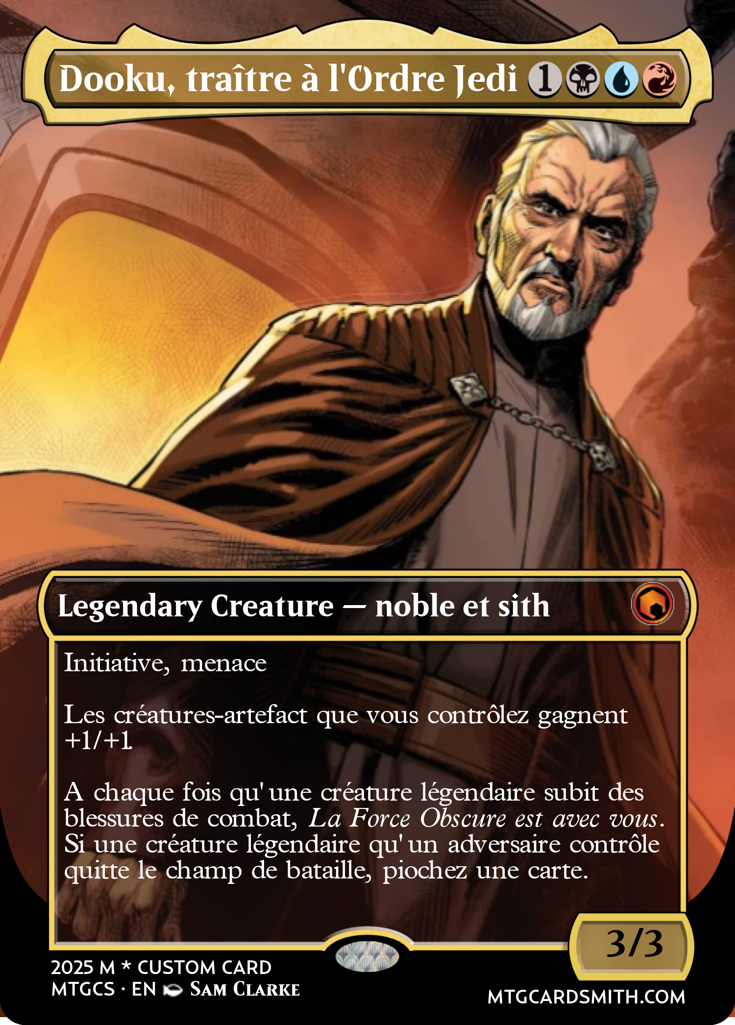 Dooku, traître à l'Ordre Jedi