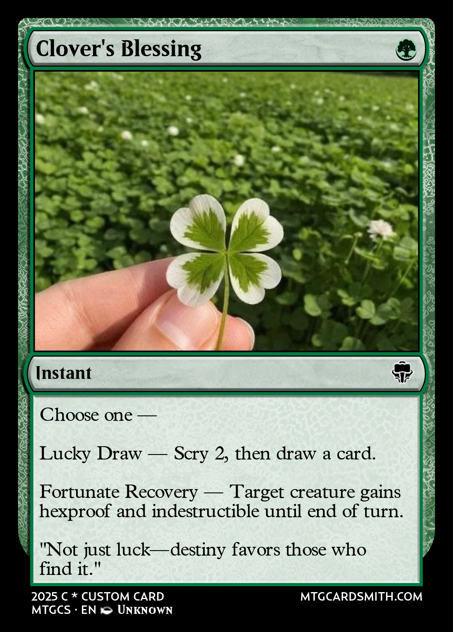 Clover's Blessing