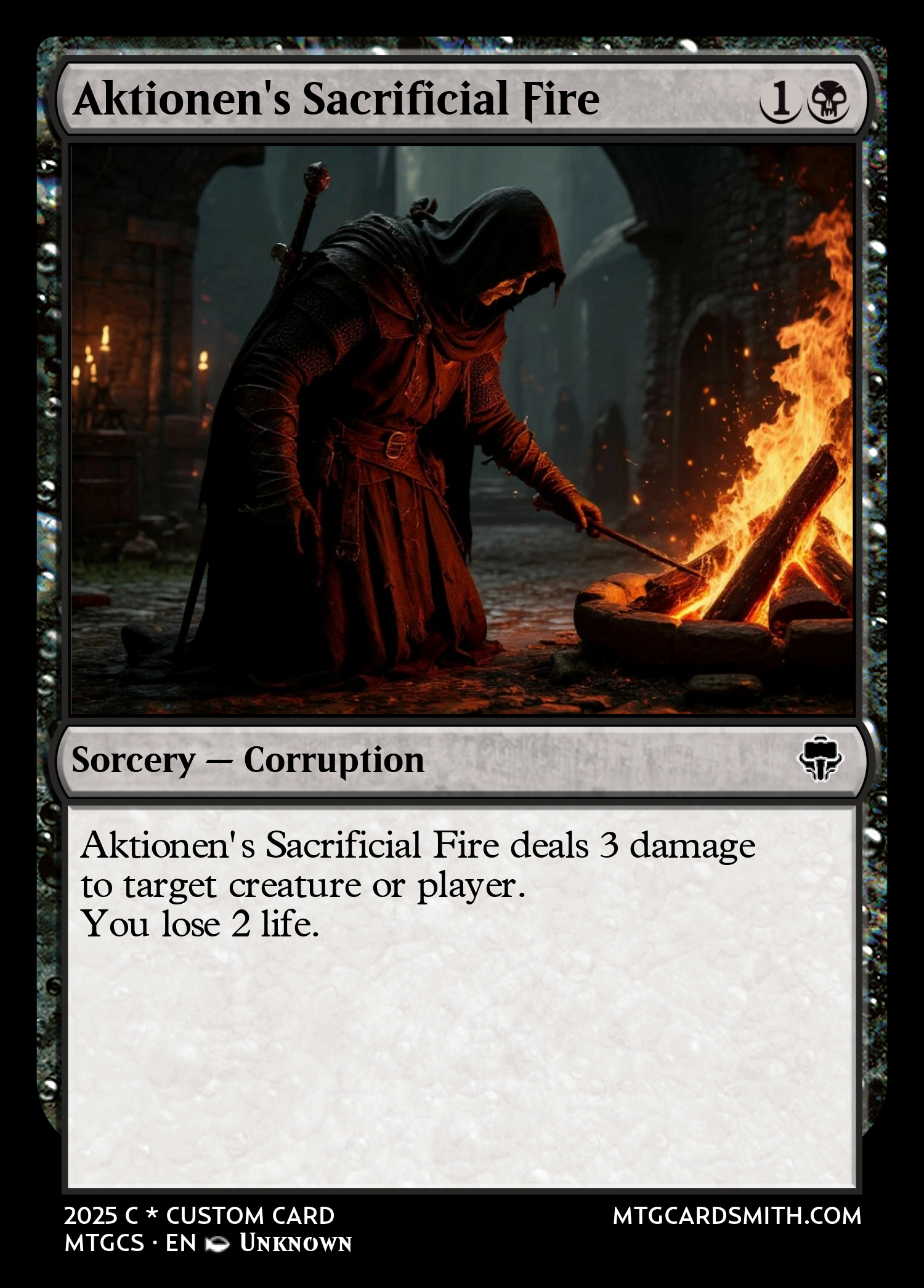 Aktionen's Sacrificial Fire