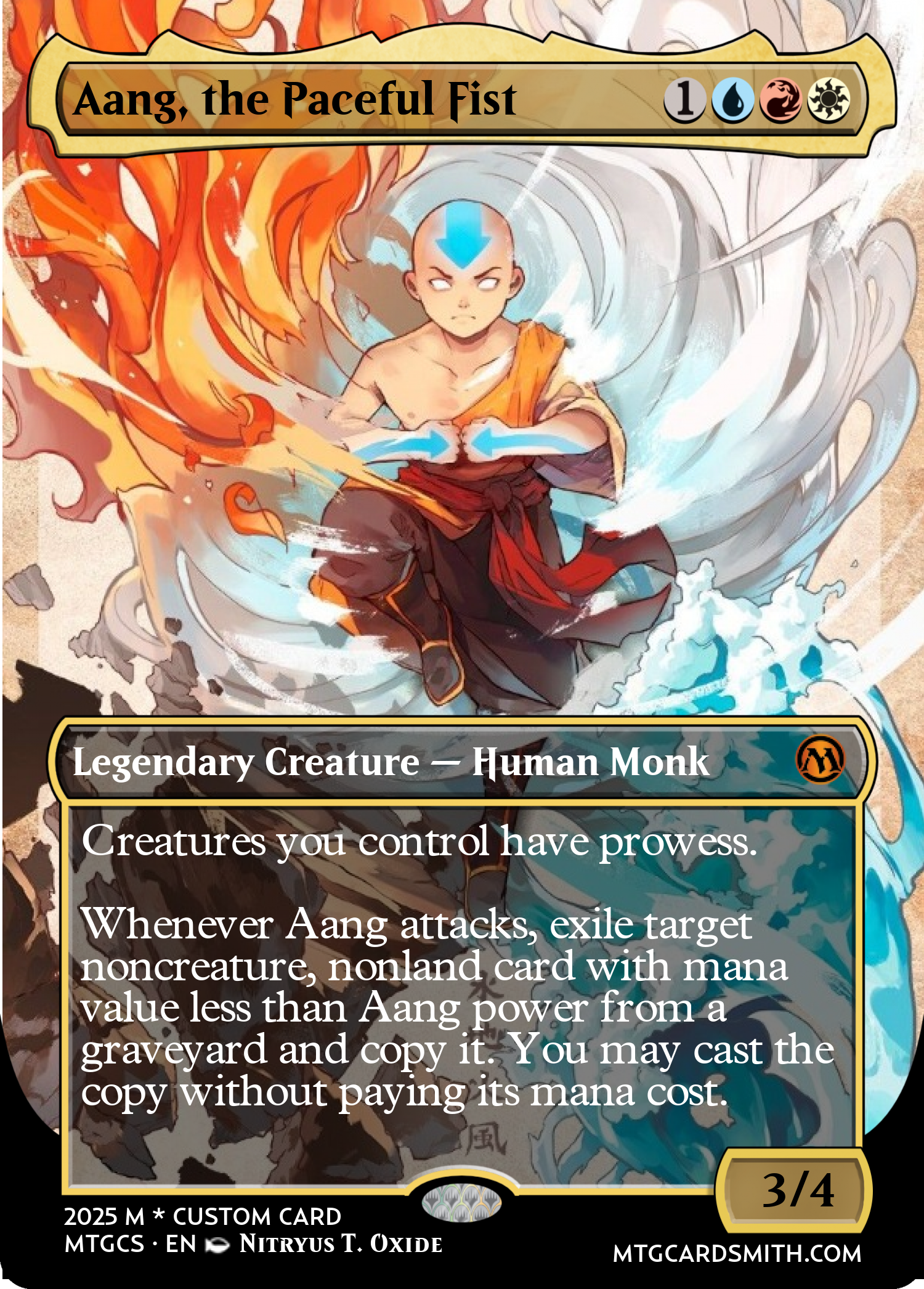 Aang, the Paceful Fist