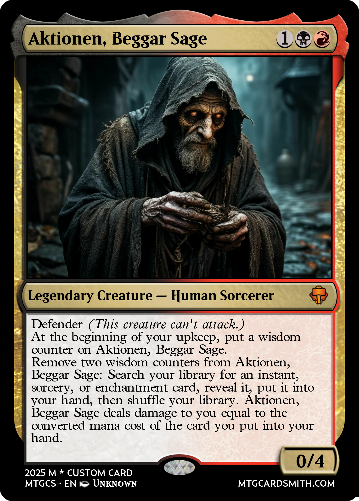 Aktionen, Beggar Sage