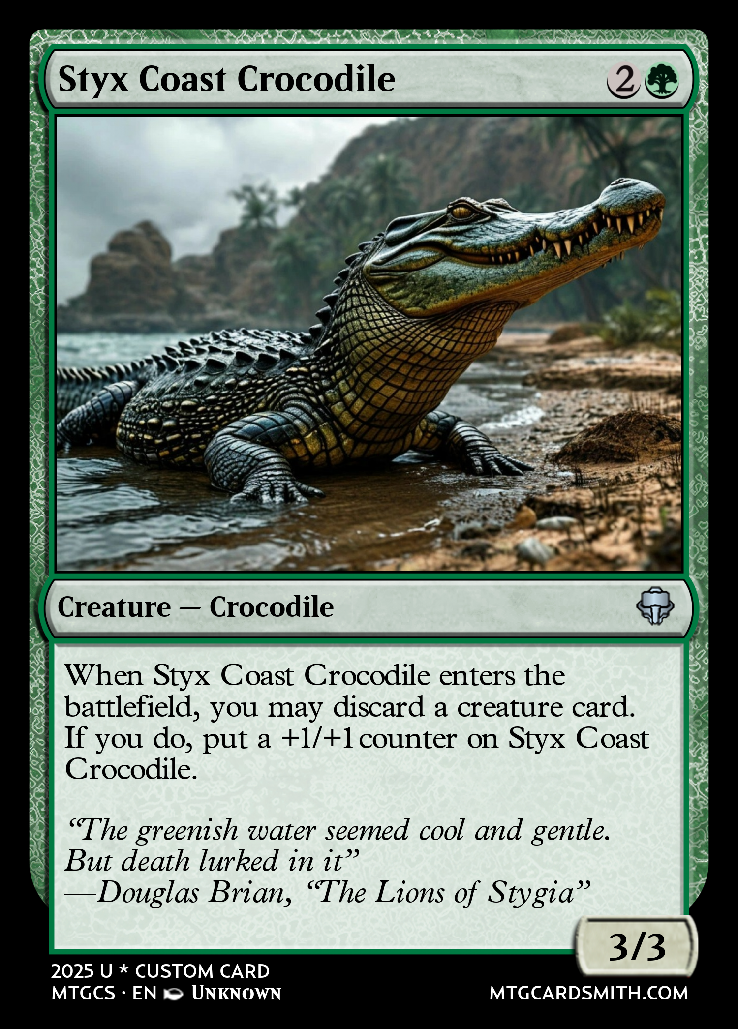 Styx Coast Crocodile