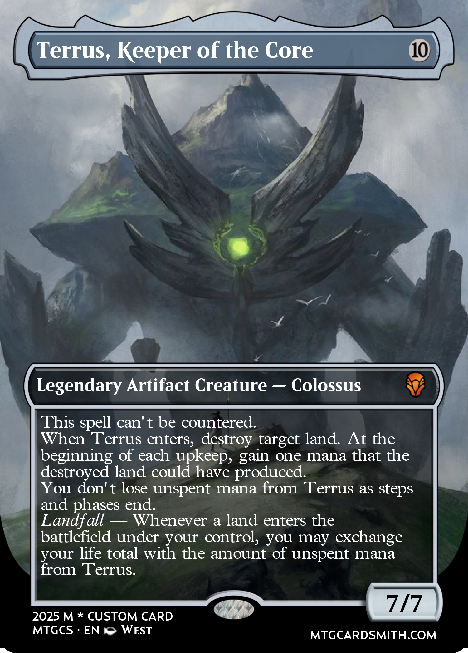 Terrus, Keeper of the Core