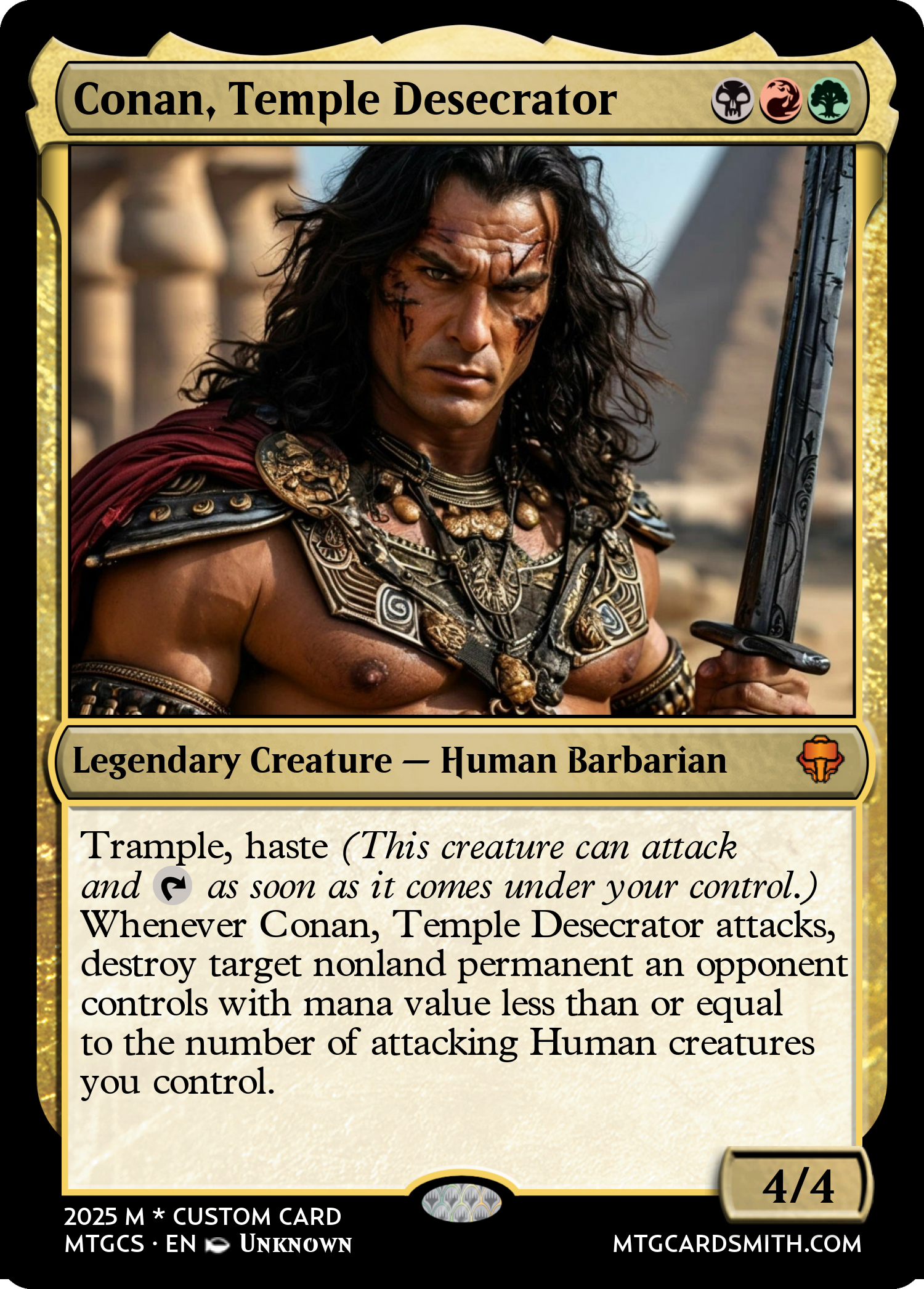 Conan, Temple Desecrator