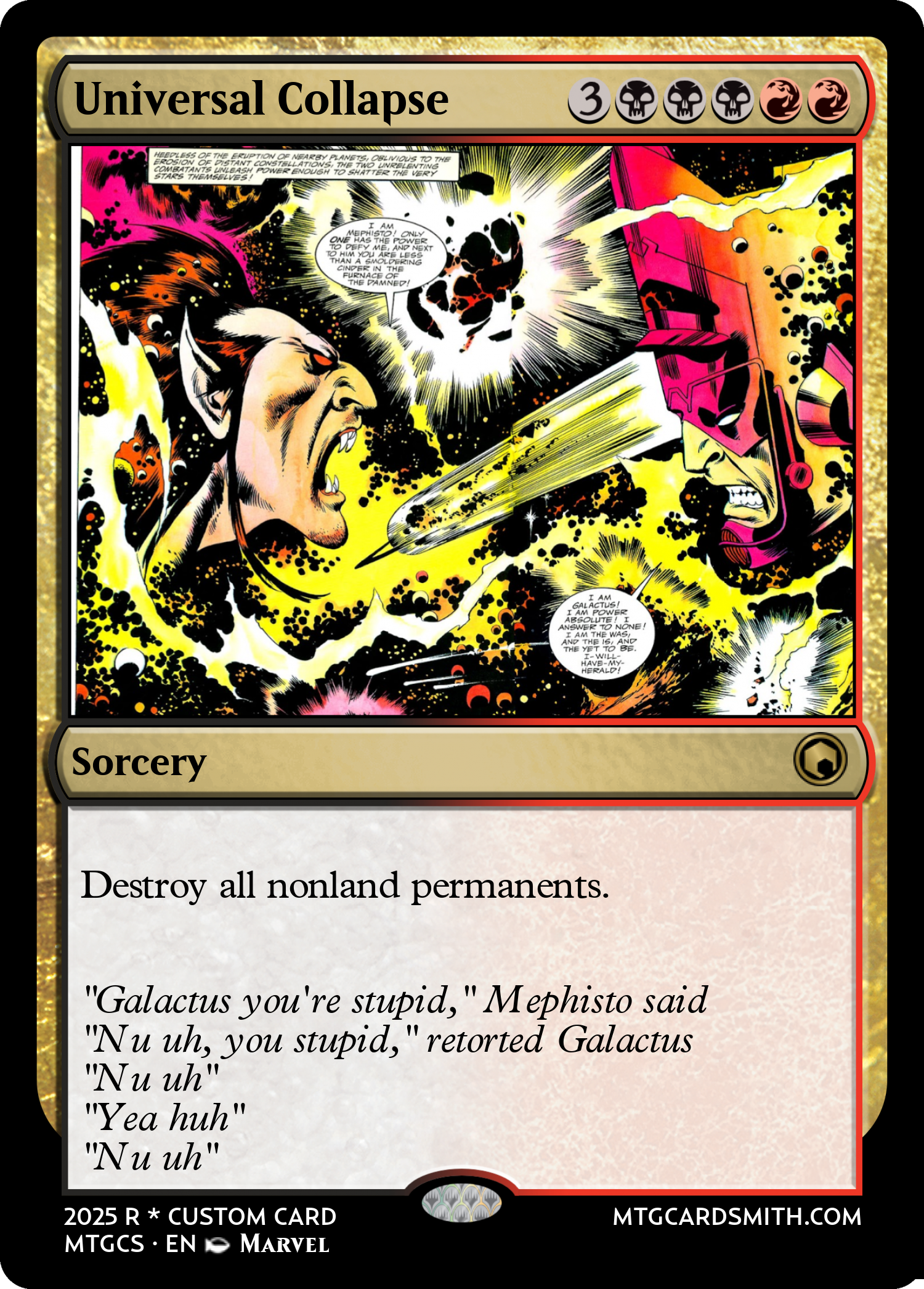 Universal Collapse