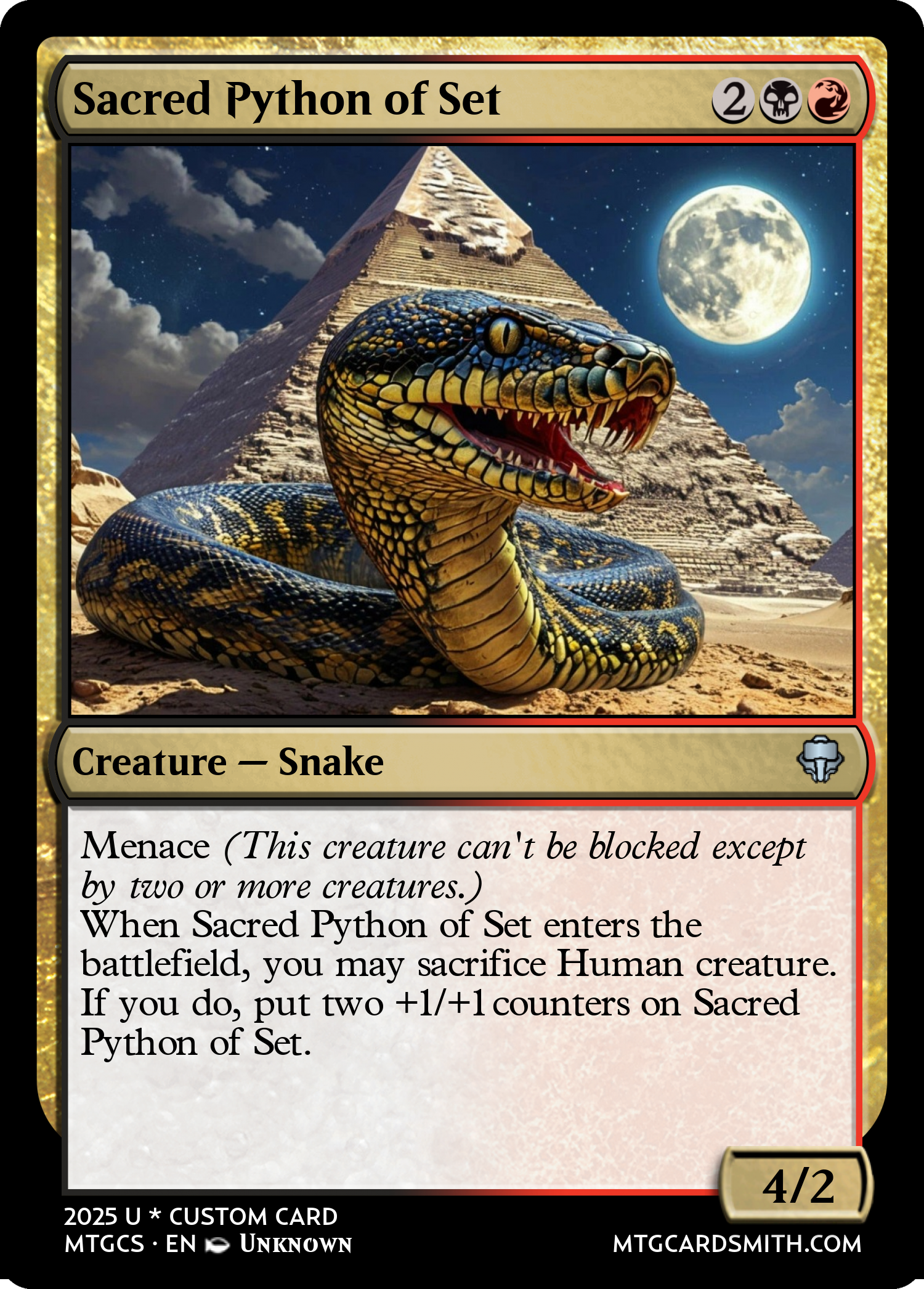 Sacred Python of Set