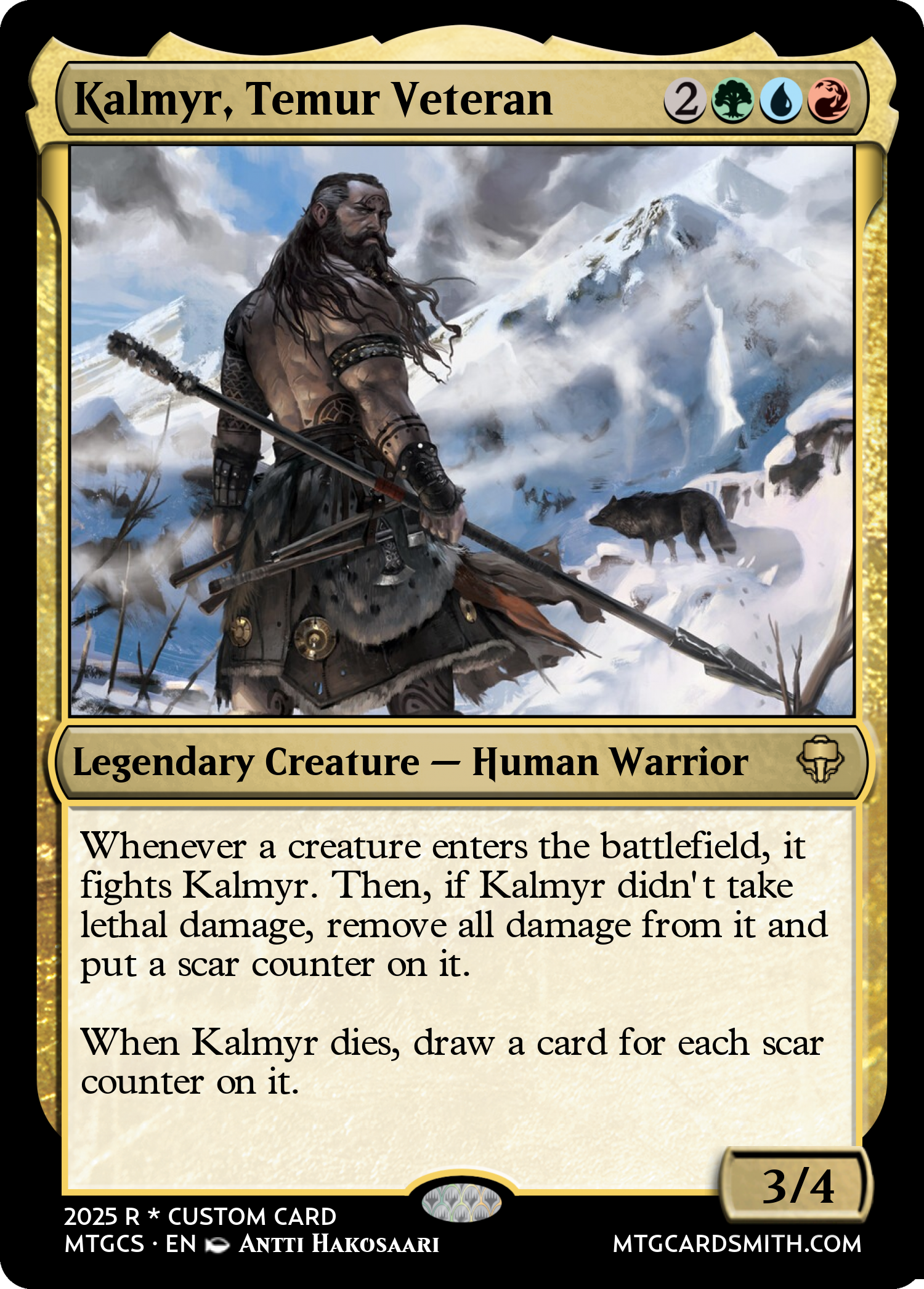 Kalmyr, Temur Veteran