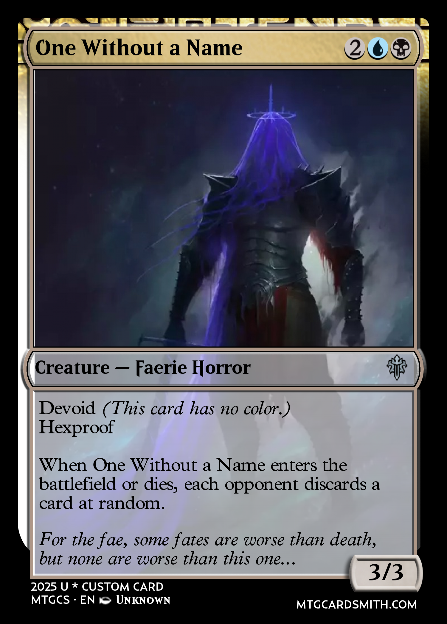 One Without a Name