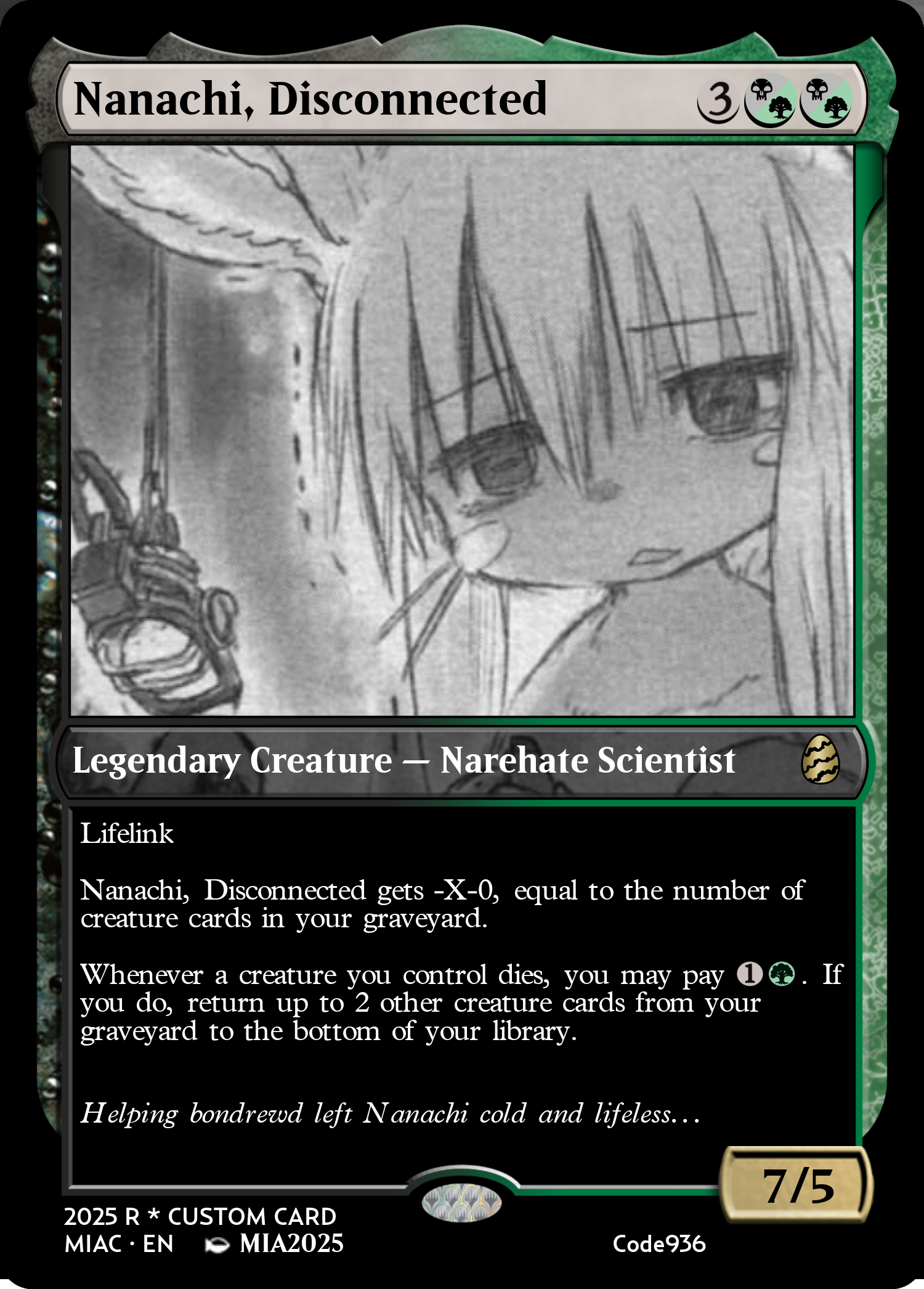 Nanachi, Disconnected