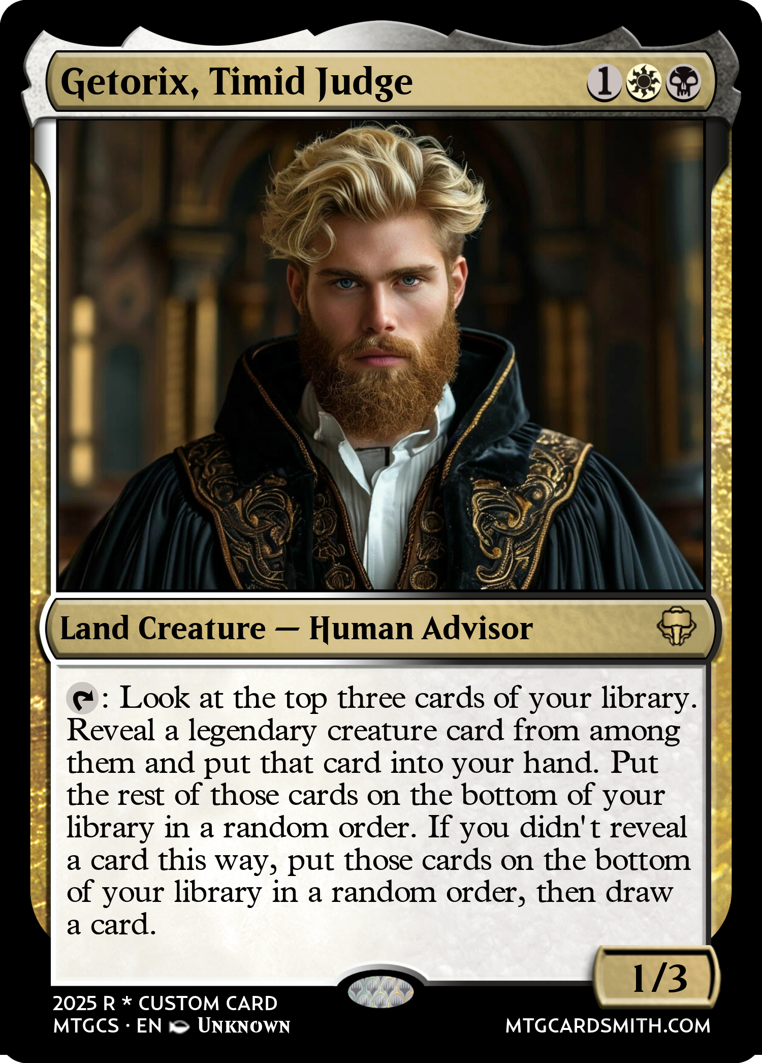 Getorix, Timid Judge