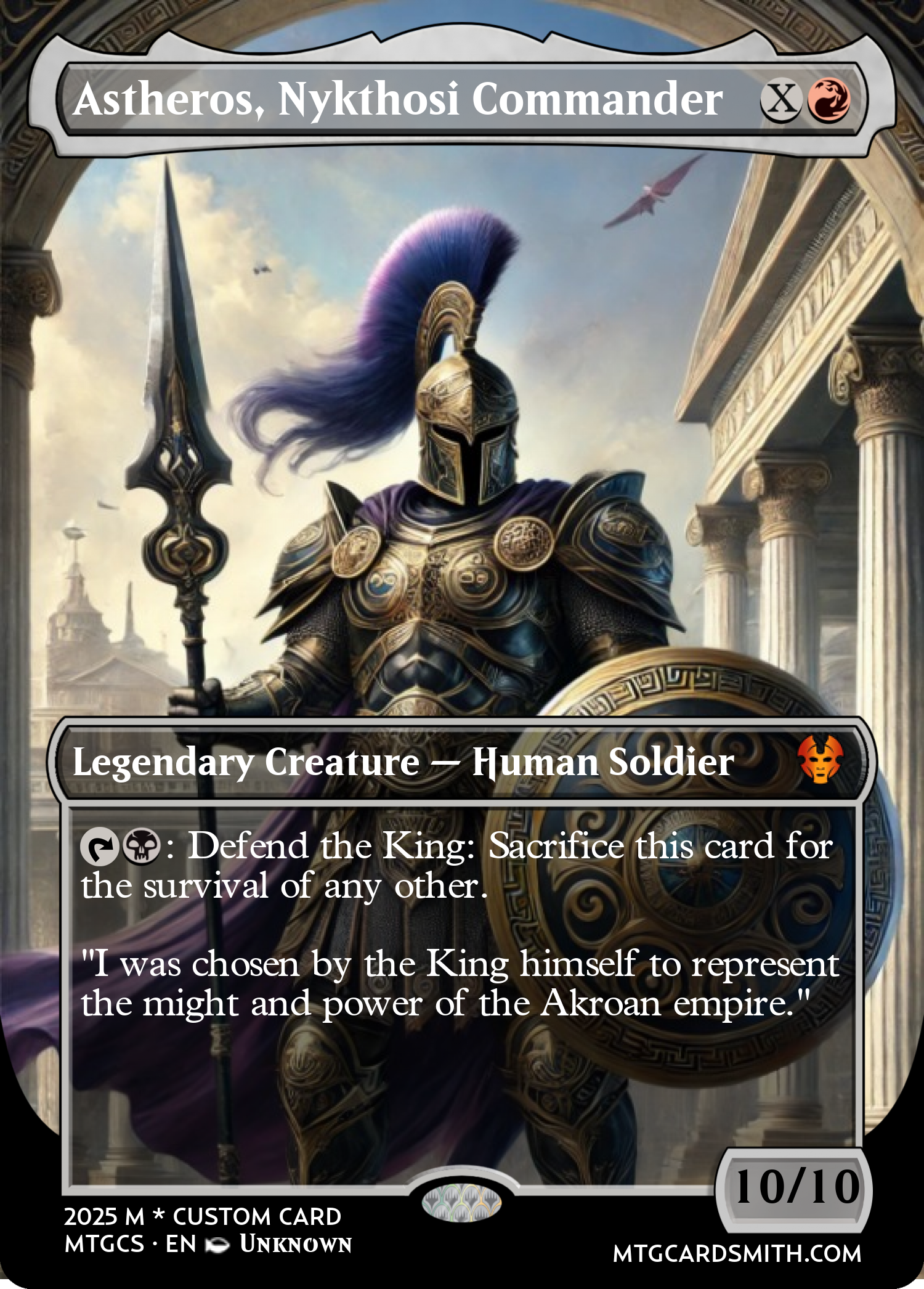 Astheros, Nykthosi Commander 