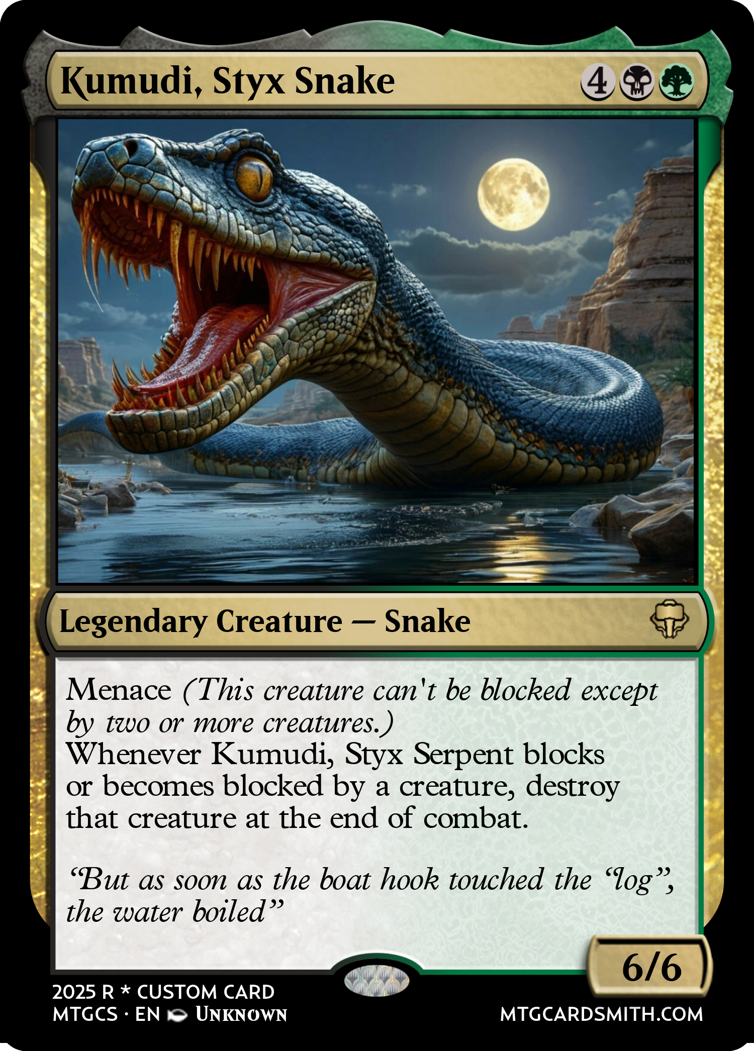 Kumudi, Styx Snake