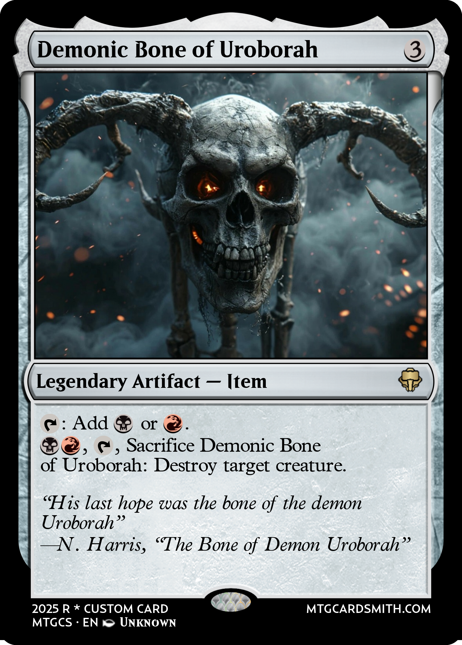Demonic Bone of Uroborah