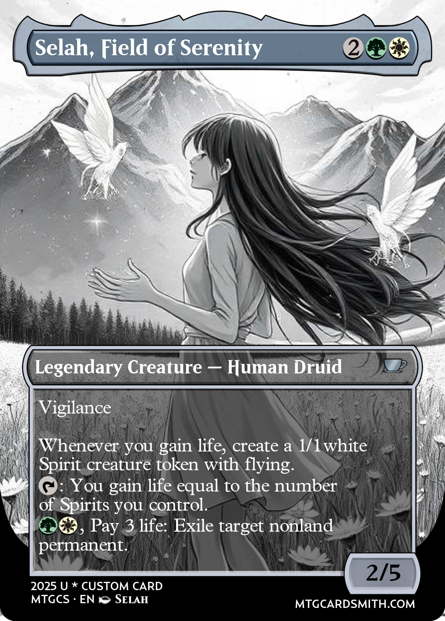Selah, Field of Serenity