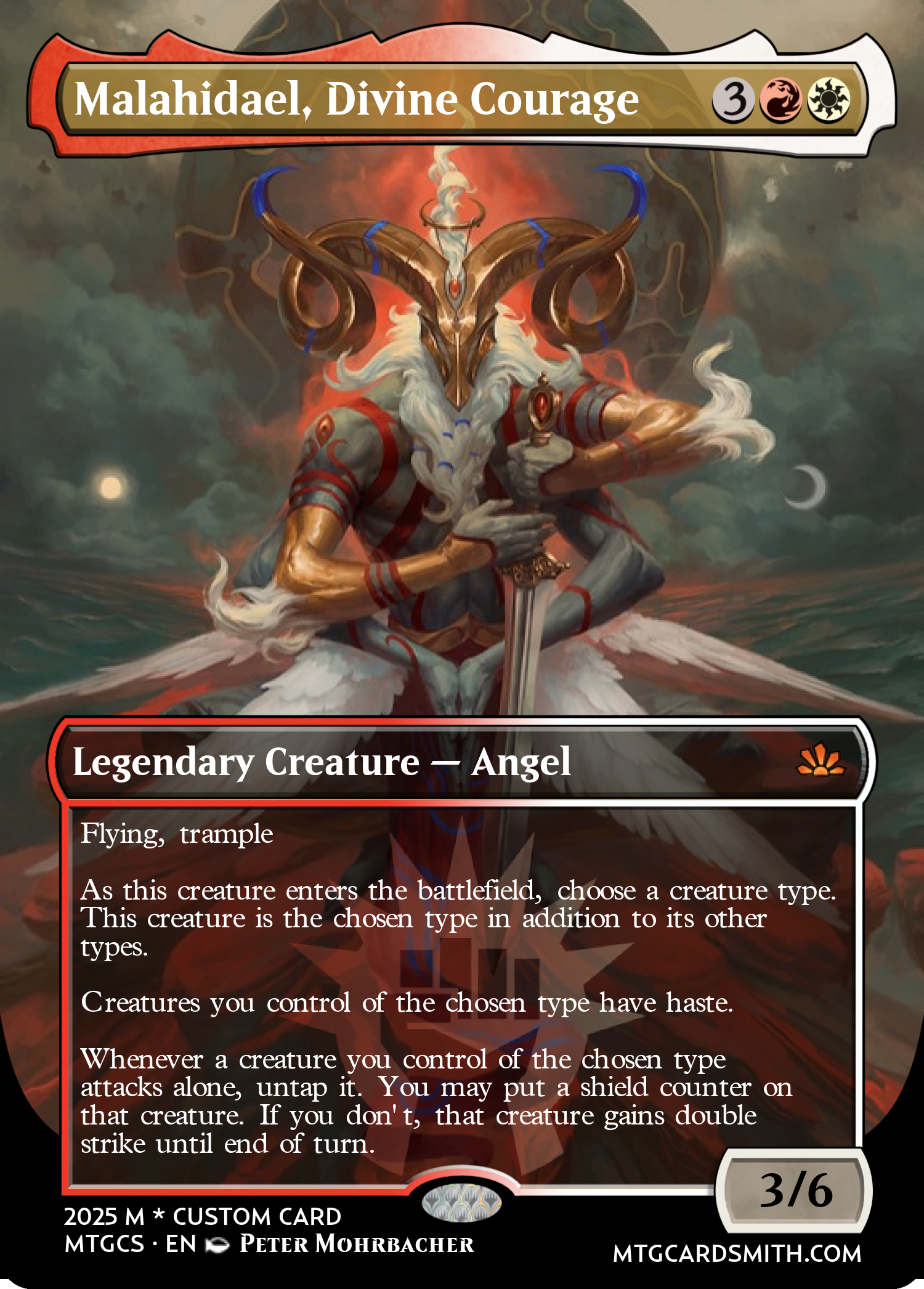 Malahidael, Divine Courage