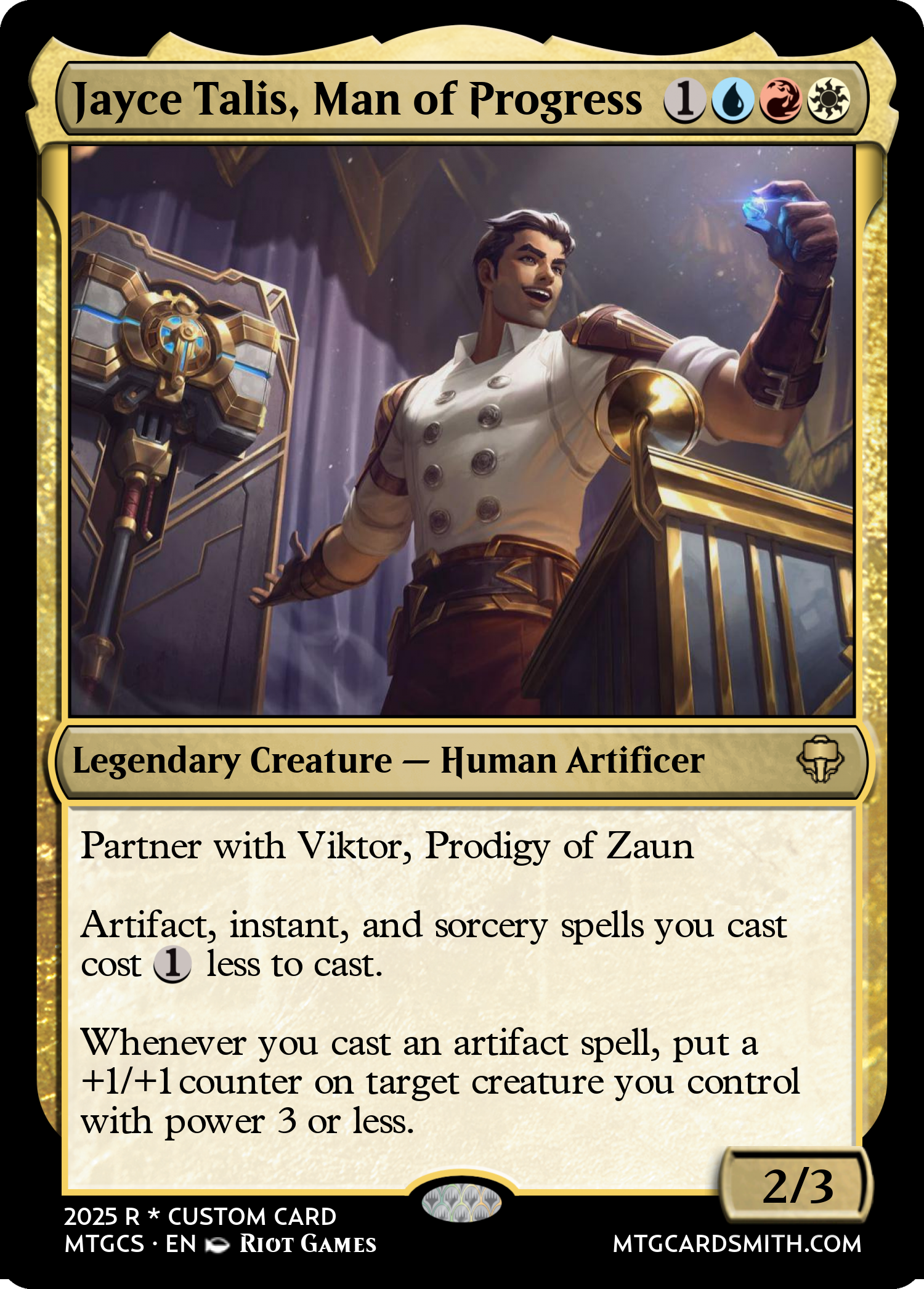 Jayce Talis, Man of Progress