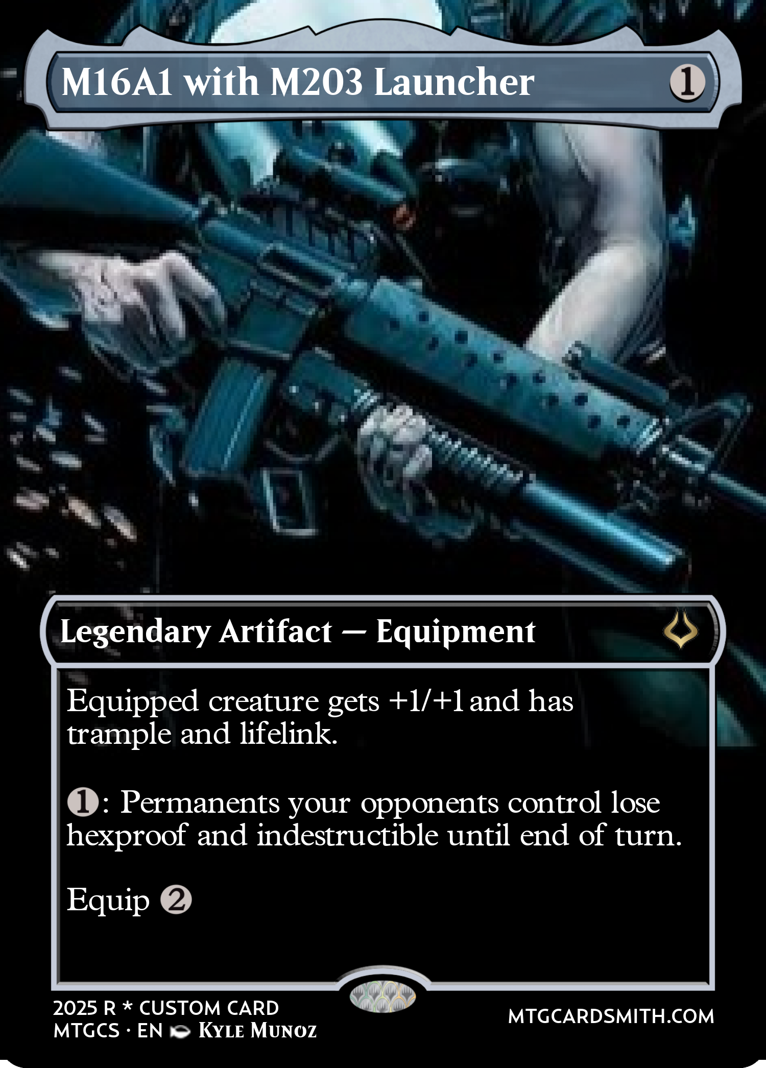 M16A1 with M203 Launcher