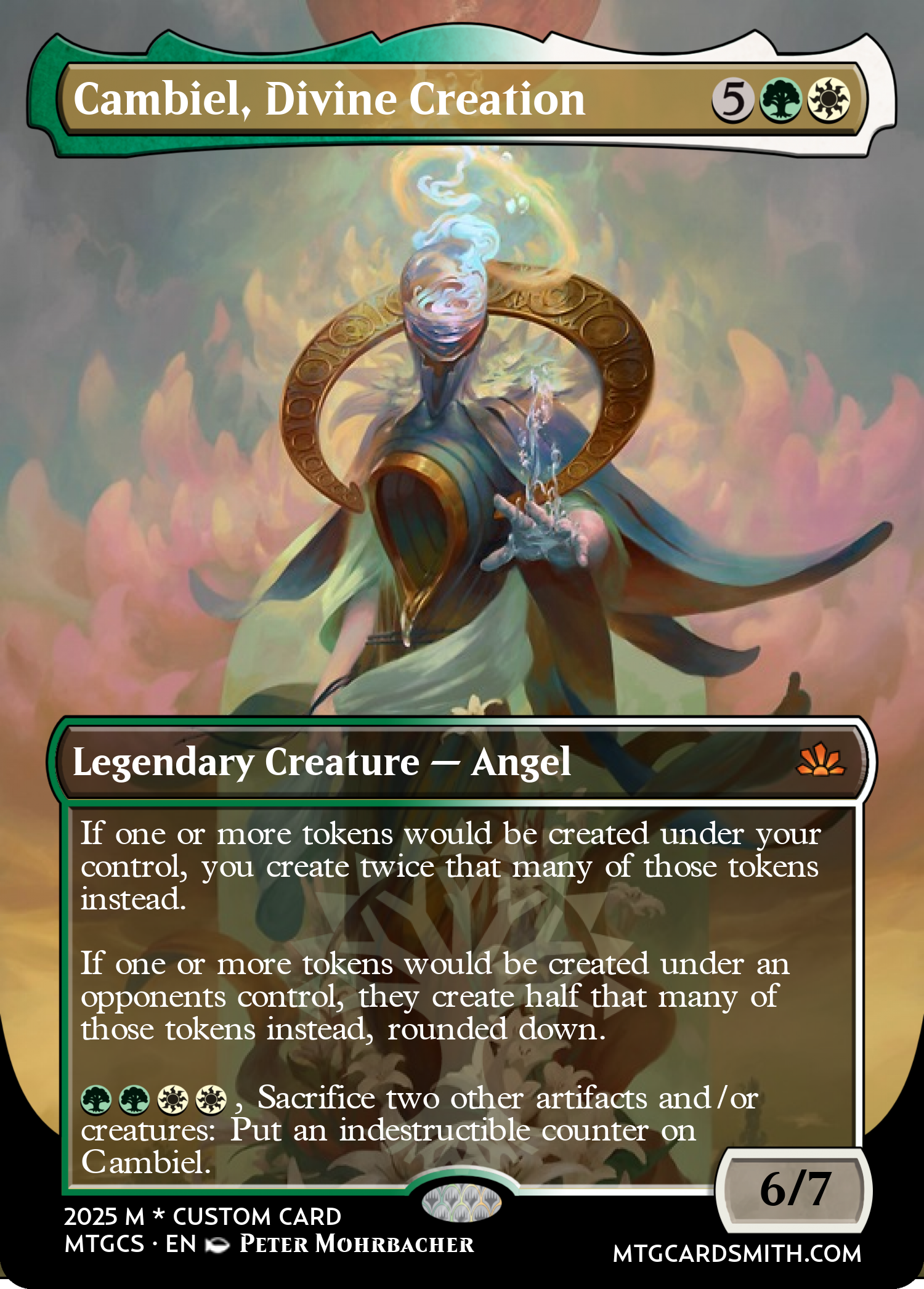 Cambiel, Divine Creation