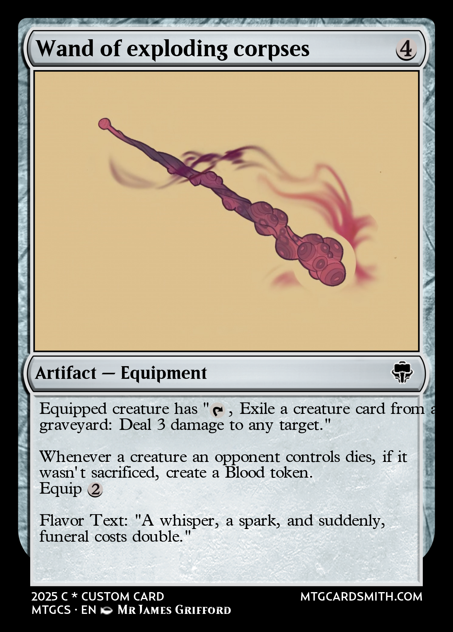 Wand of exploding corpses 