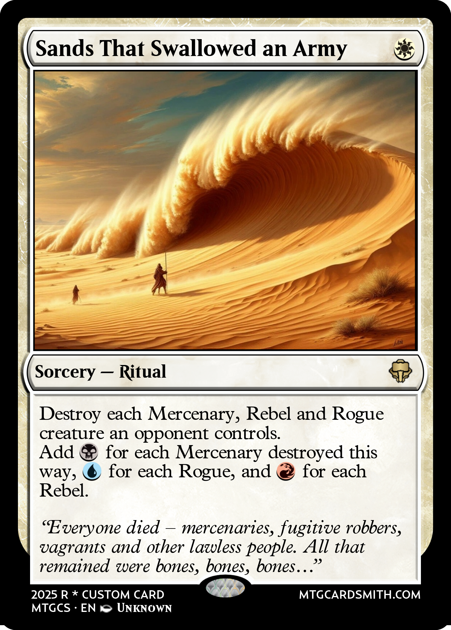 Sands That Swallowed an Army