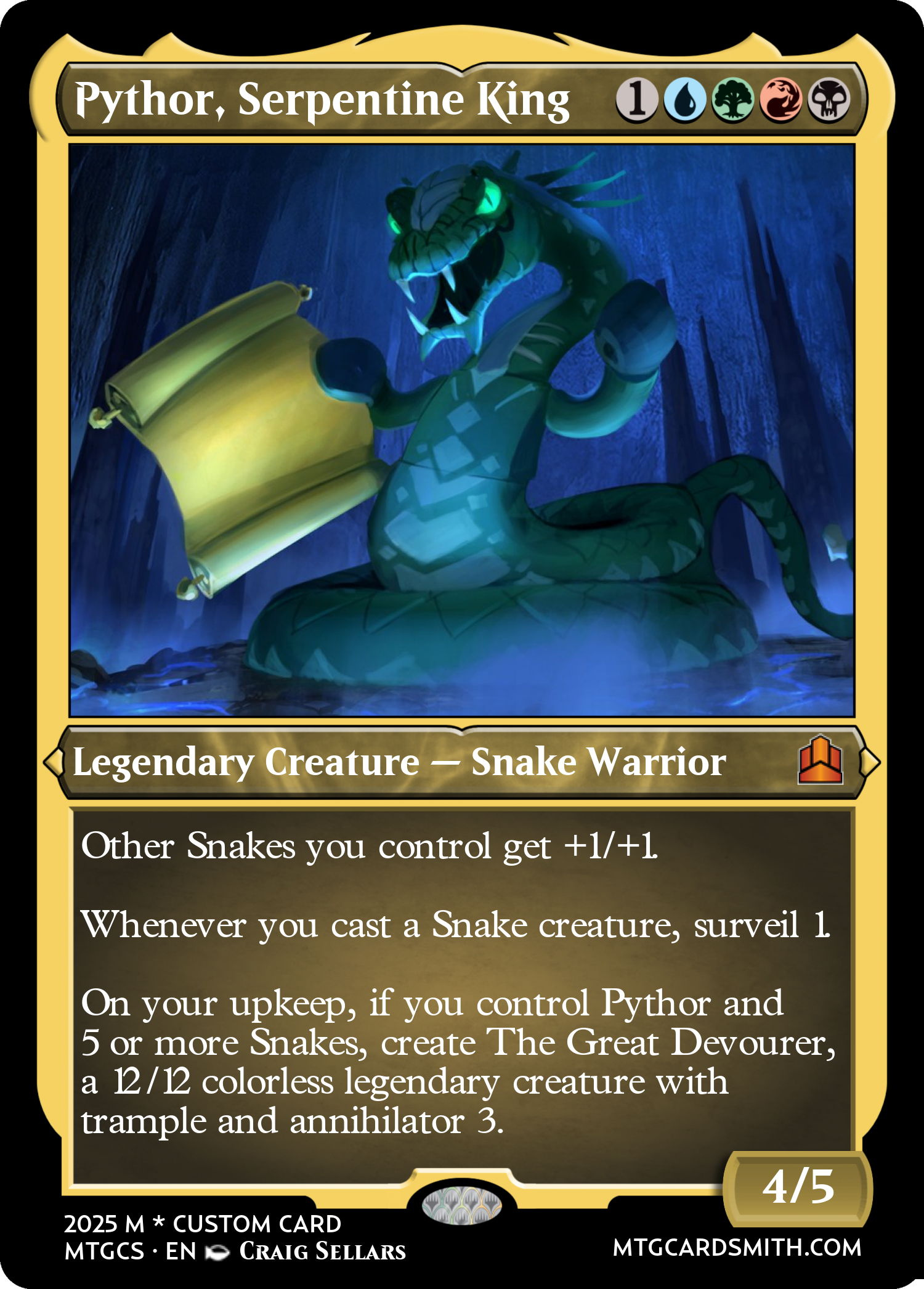 Pythor, Serpentine King