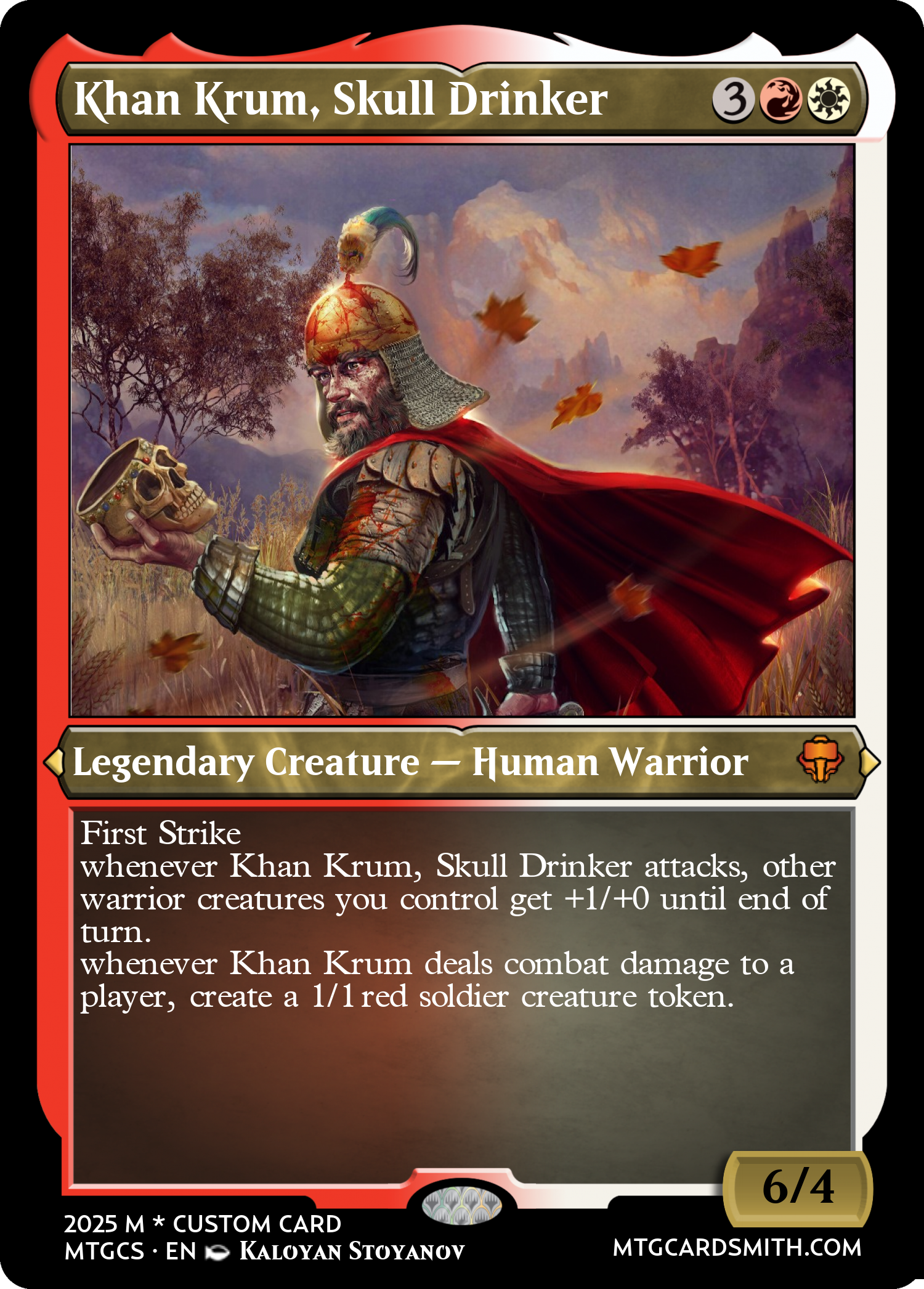 Khan Krum, Skull Drinker