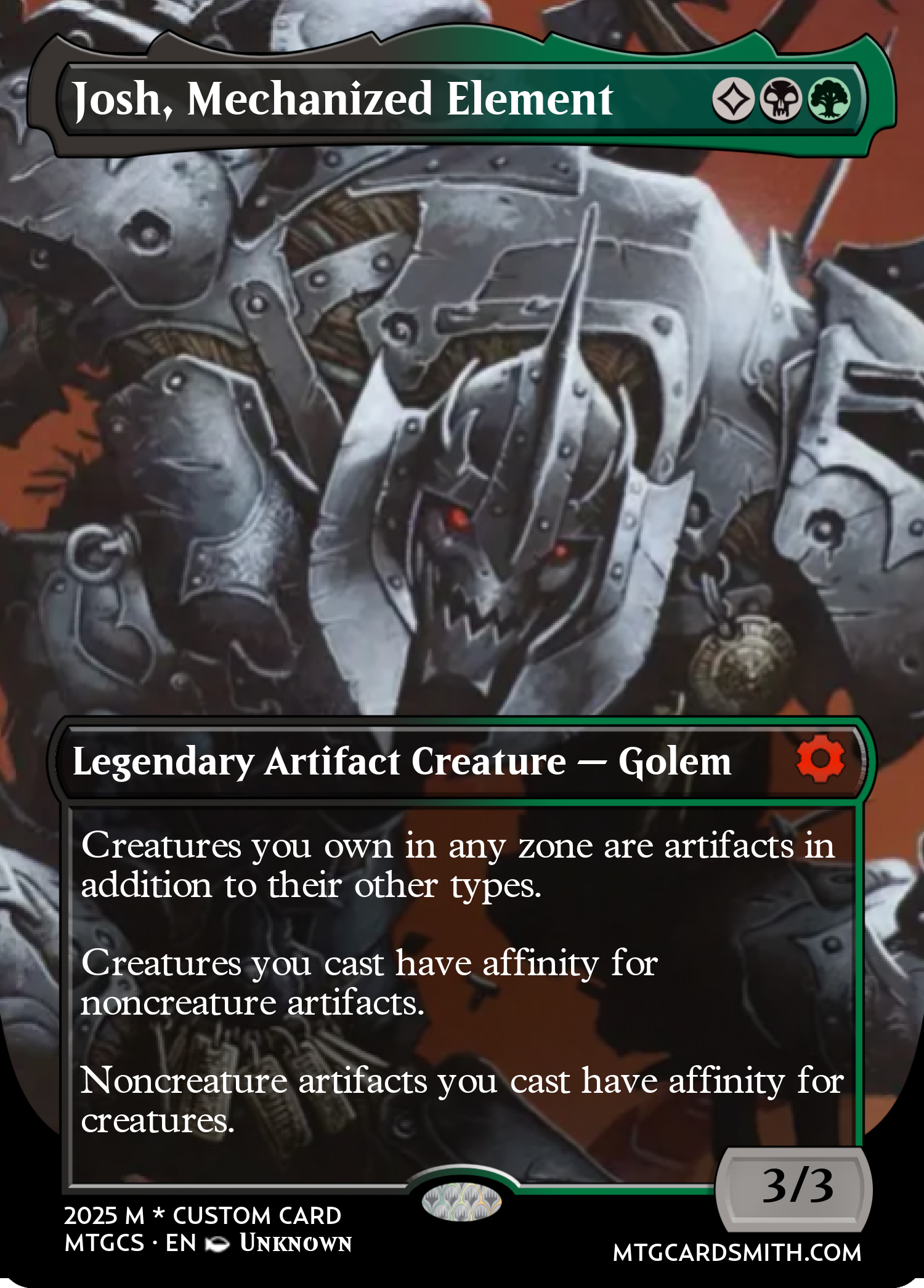 Josh, Mechanized Element