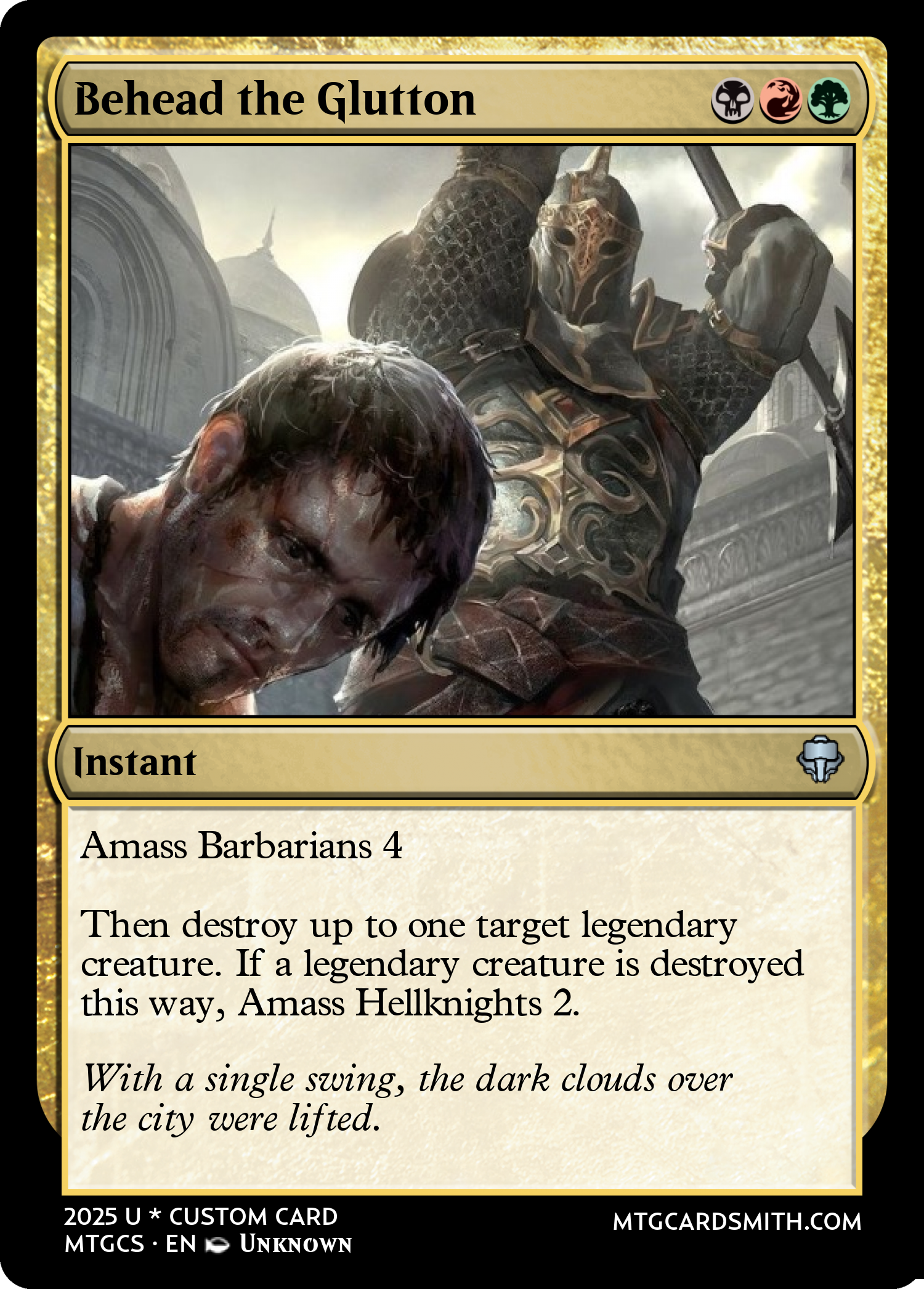 Behead the Glutton