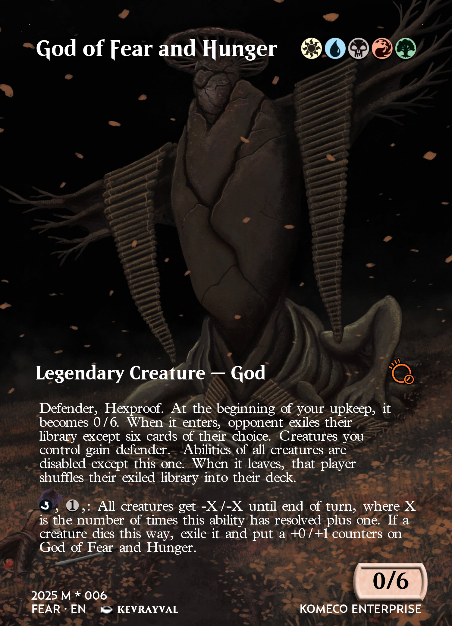 God of Fear and Hunger