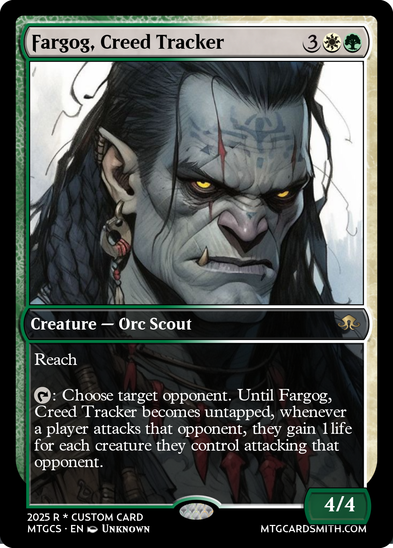 Fargog, Creed Tracker