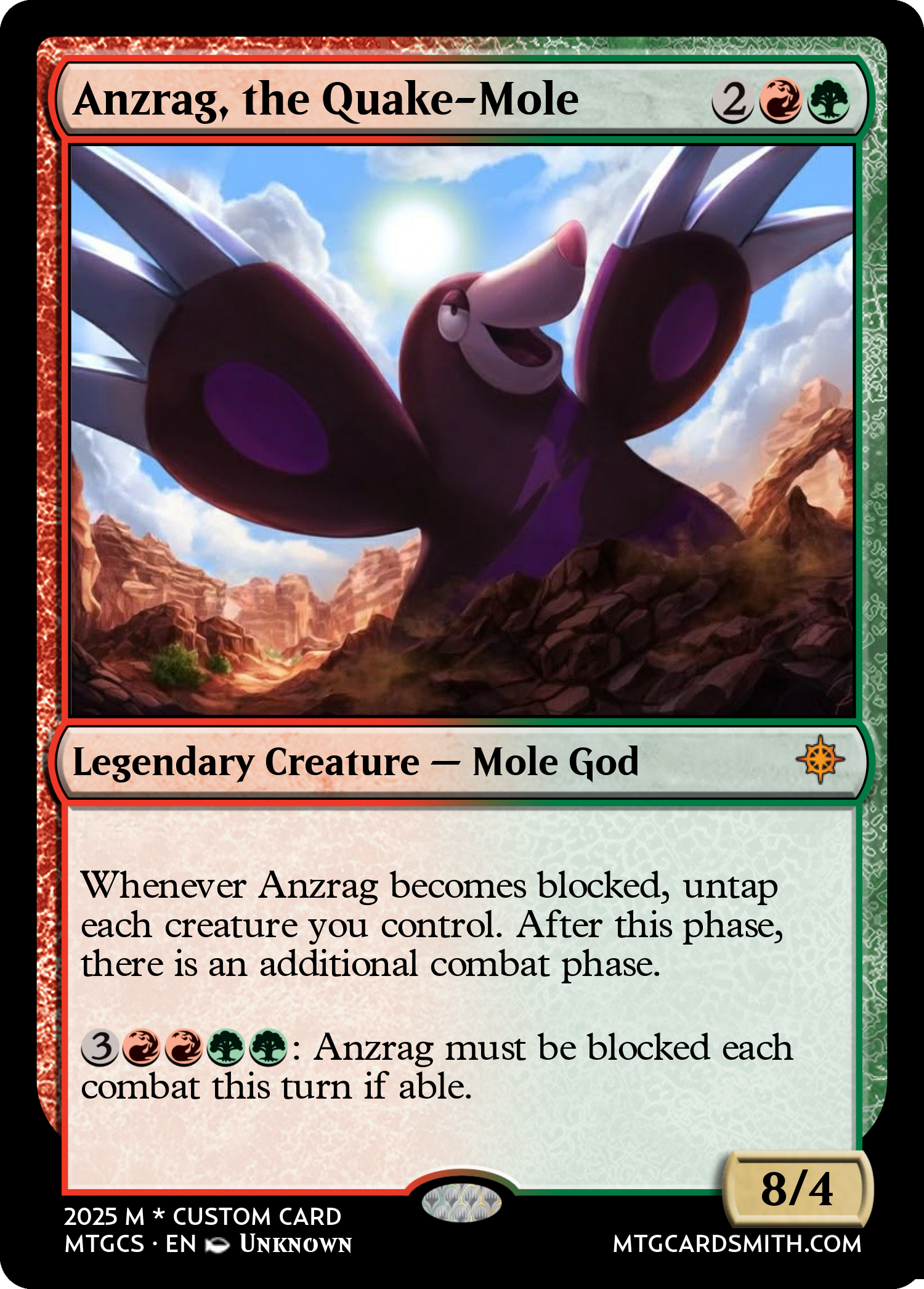 Anzrag, the Quake-Mole