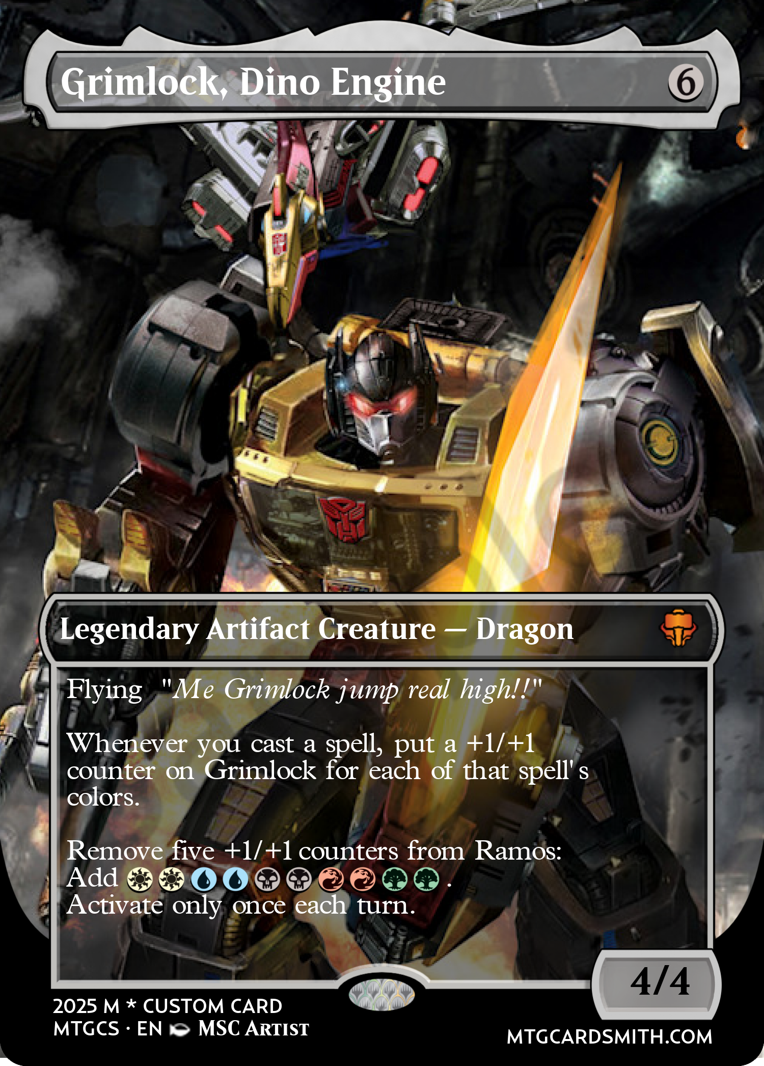 Grimlock, Dino Engine