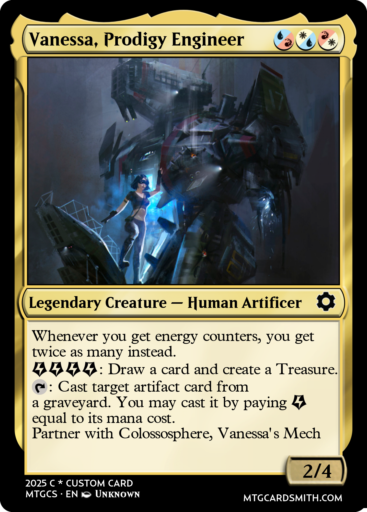 Vanessa, Prodigy Engineer