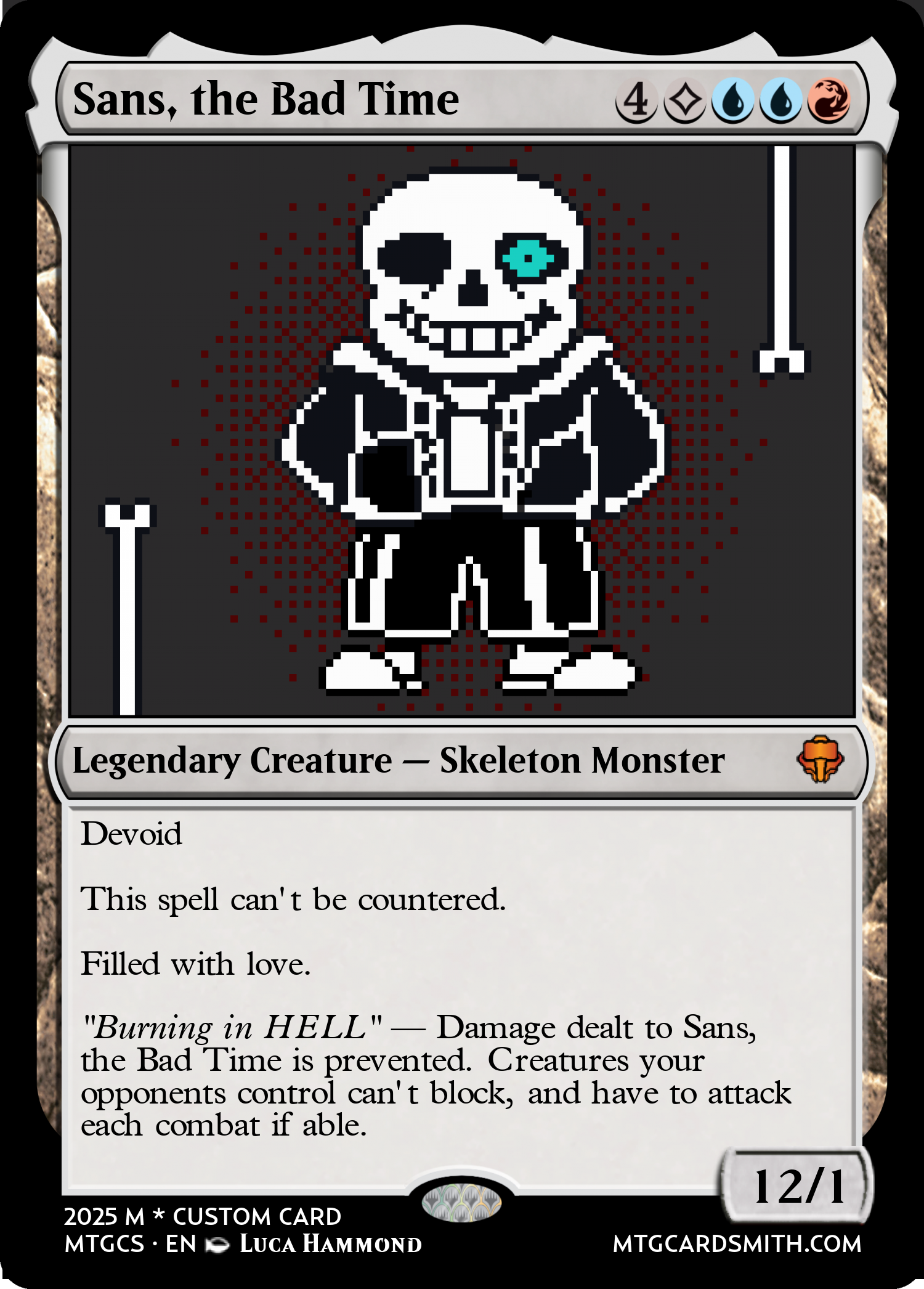 Sans, the Bad Time